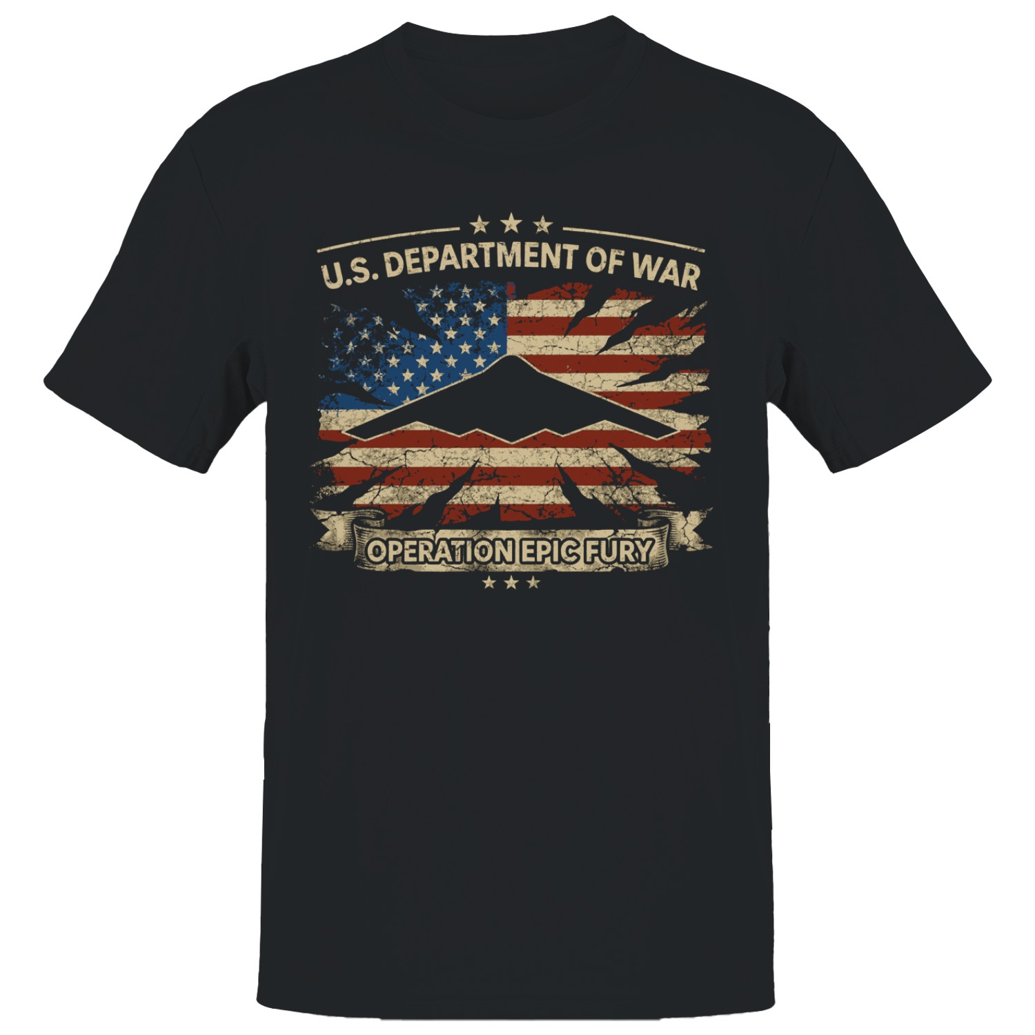 Epic Fury U.S. War Operation Men’s T-shirt