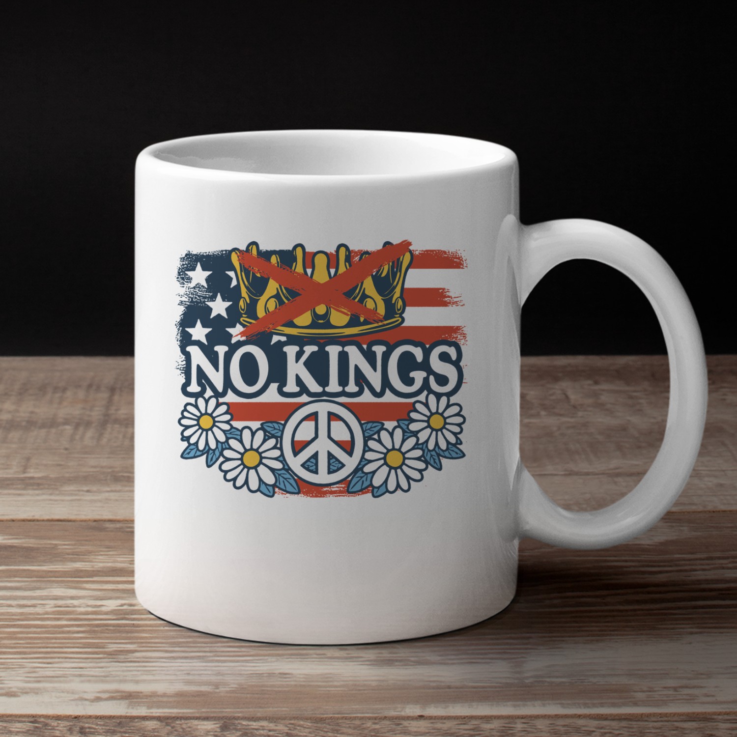 No Kings USA Graphic Unisex Mug
