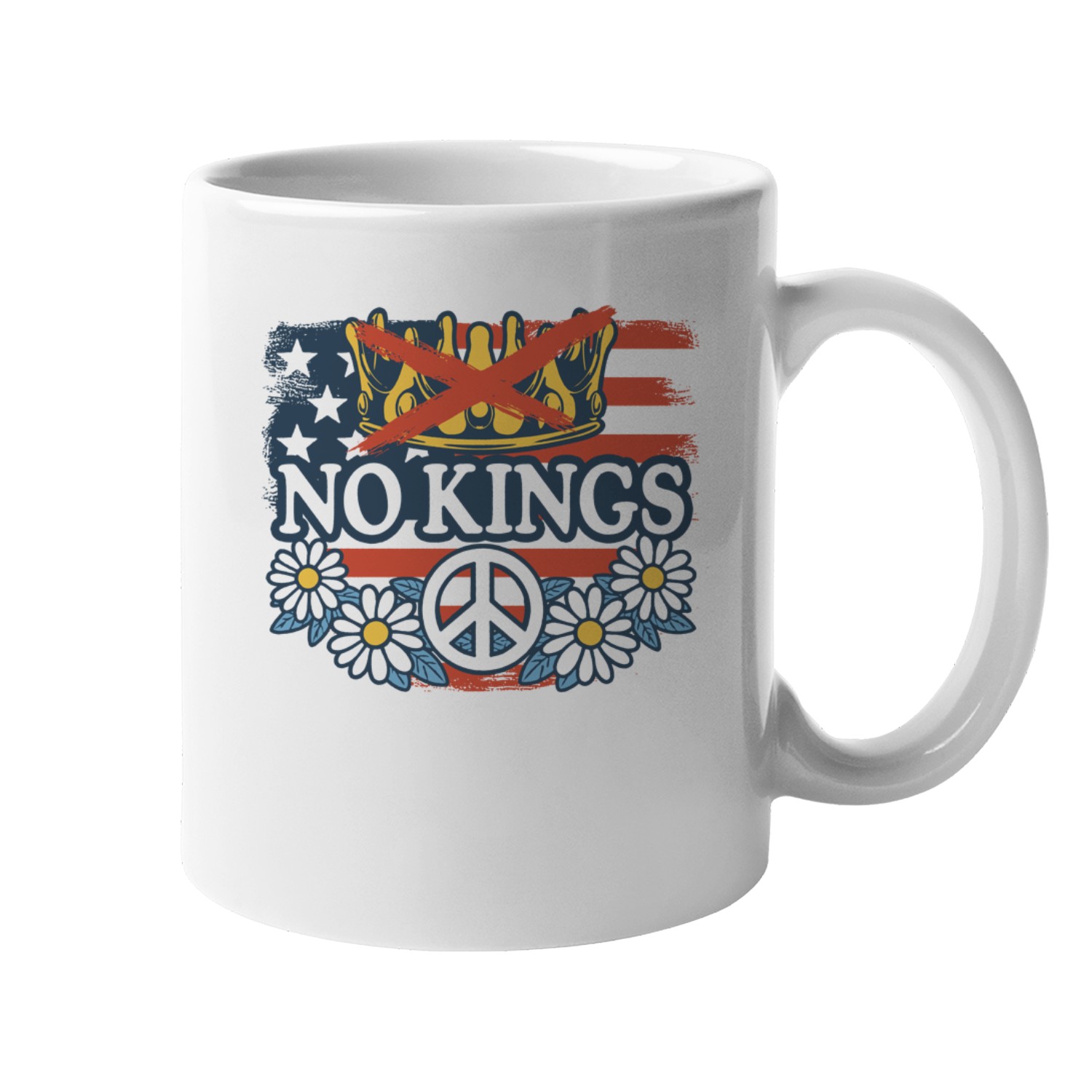 No Kings USA Graphic Unisex Mug