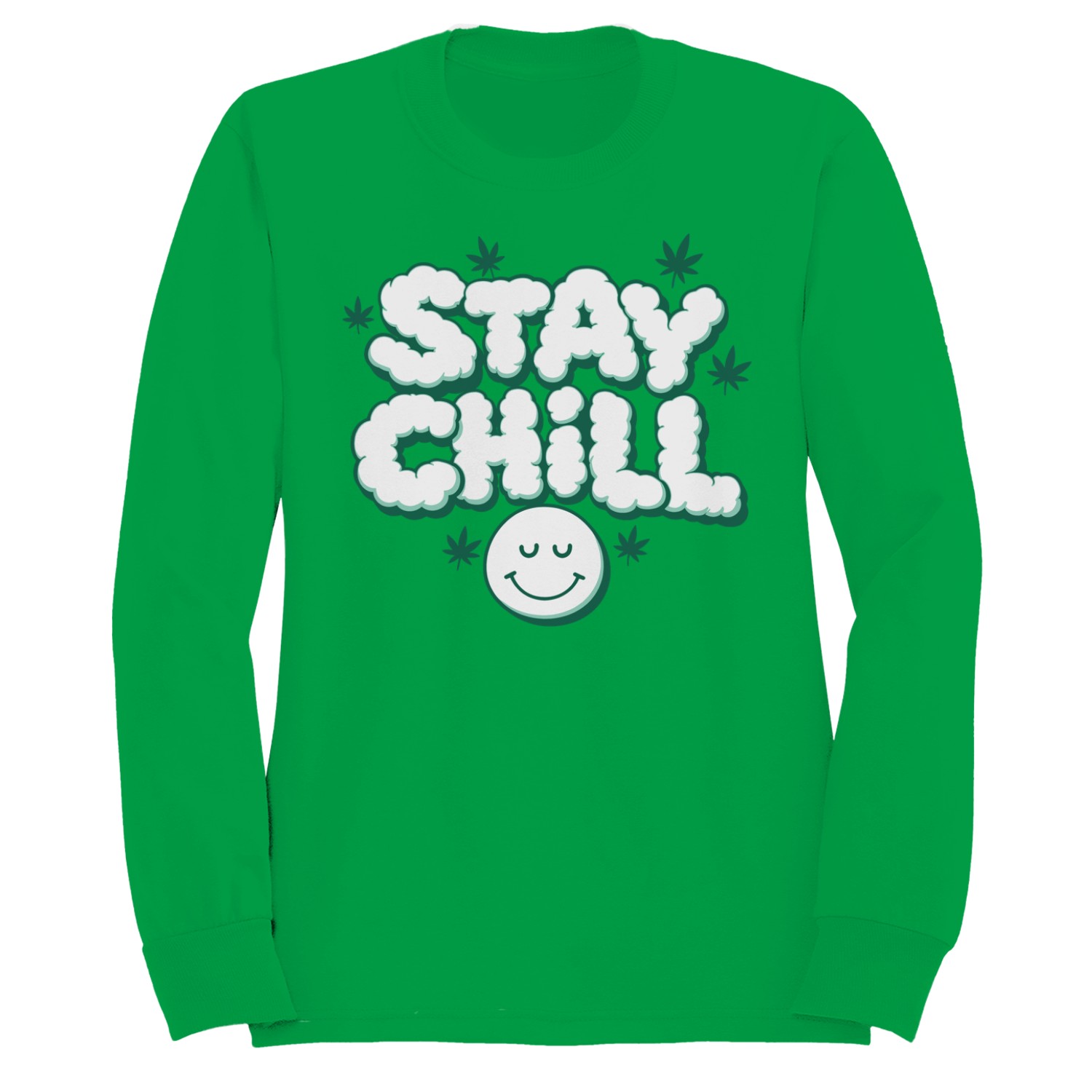 Stay Chill Cloud Text Men’s Sweatshirt