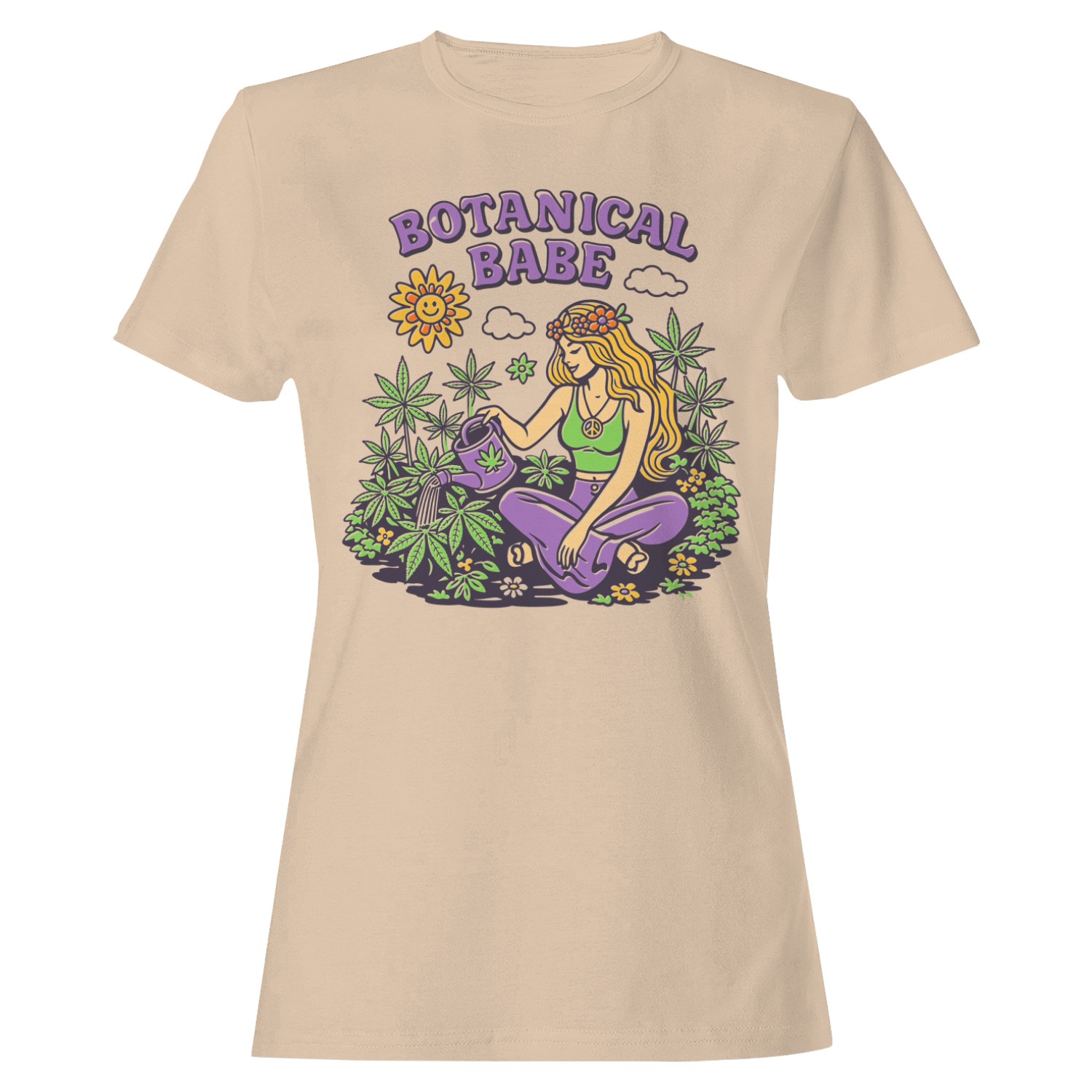 Botanical Babe Hippie Women’s T-shirt