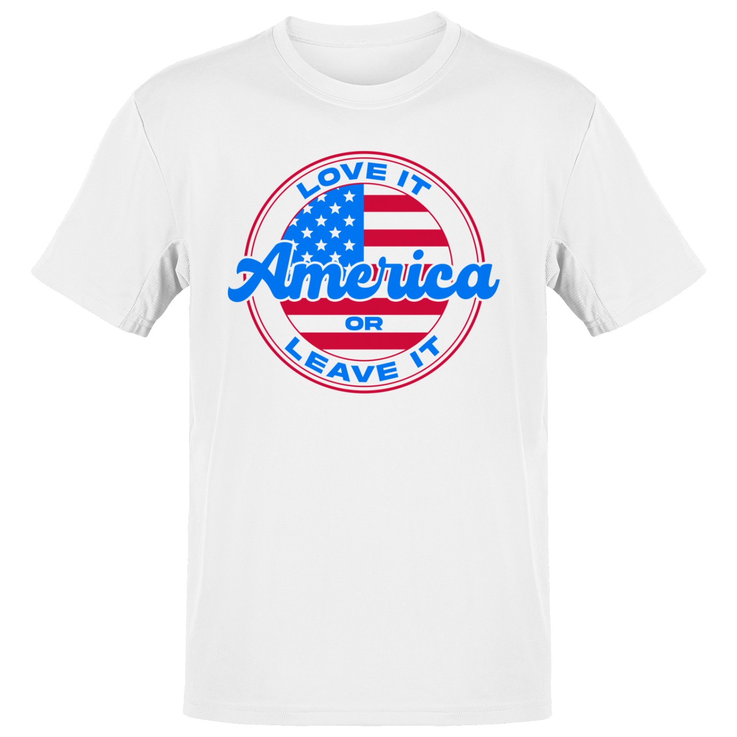 Love It or Leave It Flag Design Men’s T-shirt