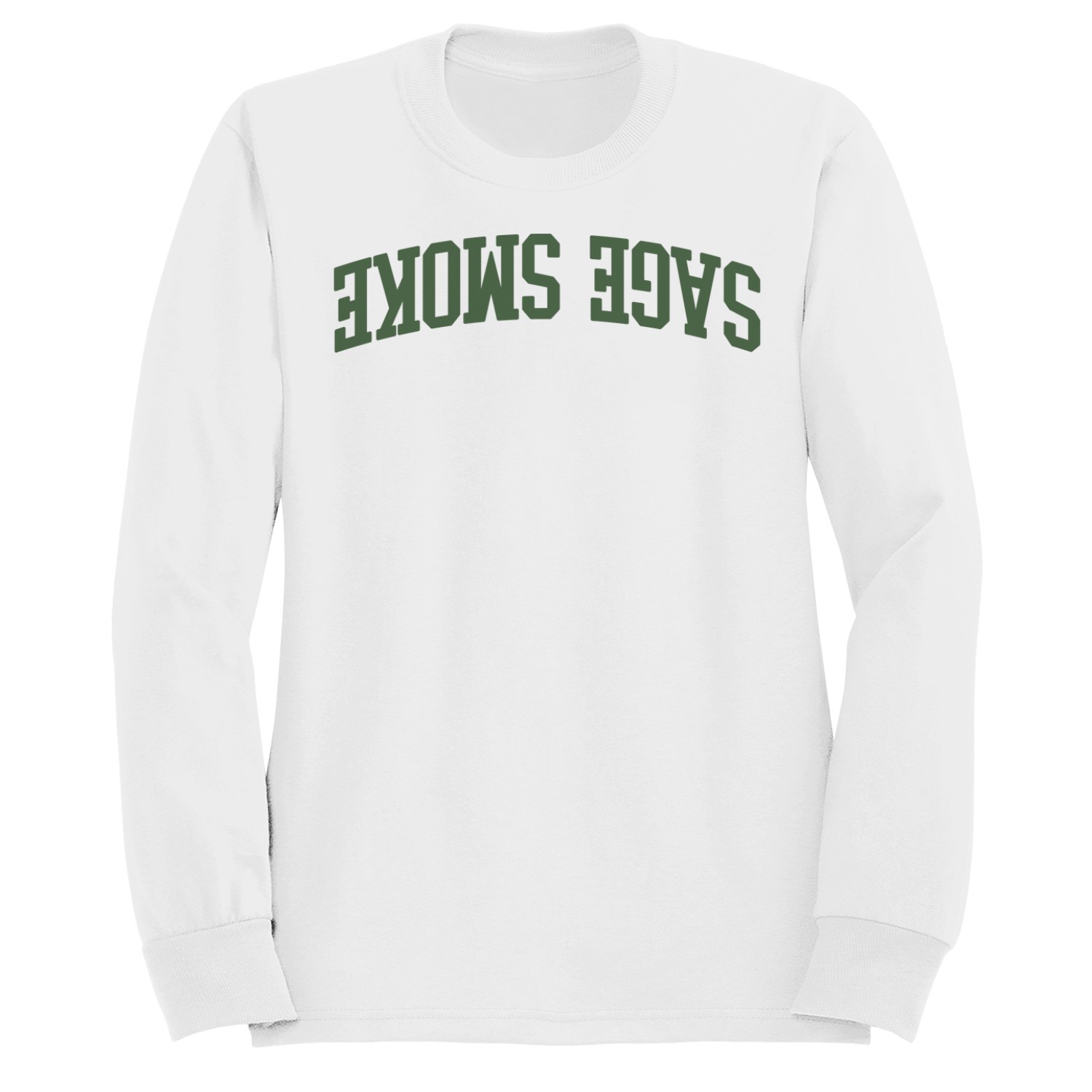 Sage Smoke Retro Arch Cannabis WoMen’s Sweatshirt