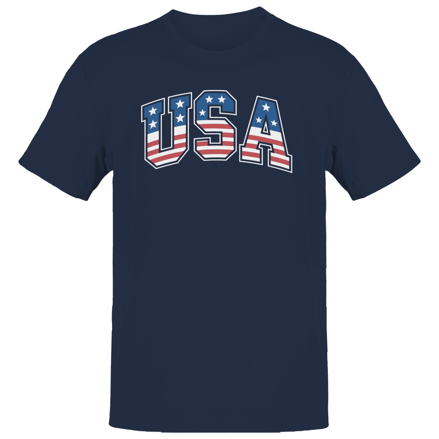 USA Patriotic Stars & Stripes Men’s T-shirt