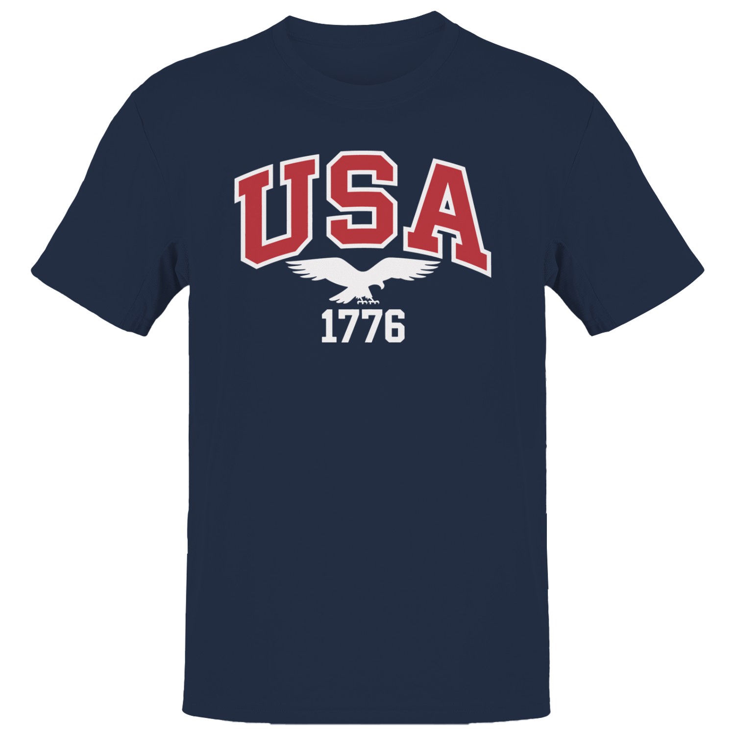USA 1776 Eagle Patriotic Men’s T-shirt