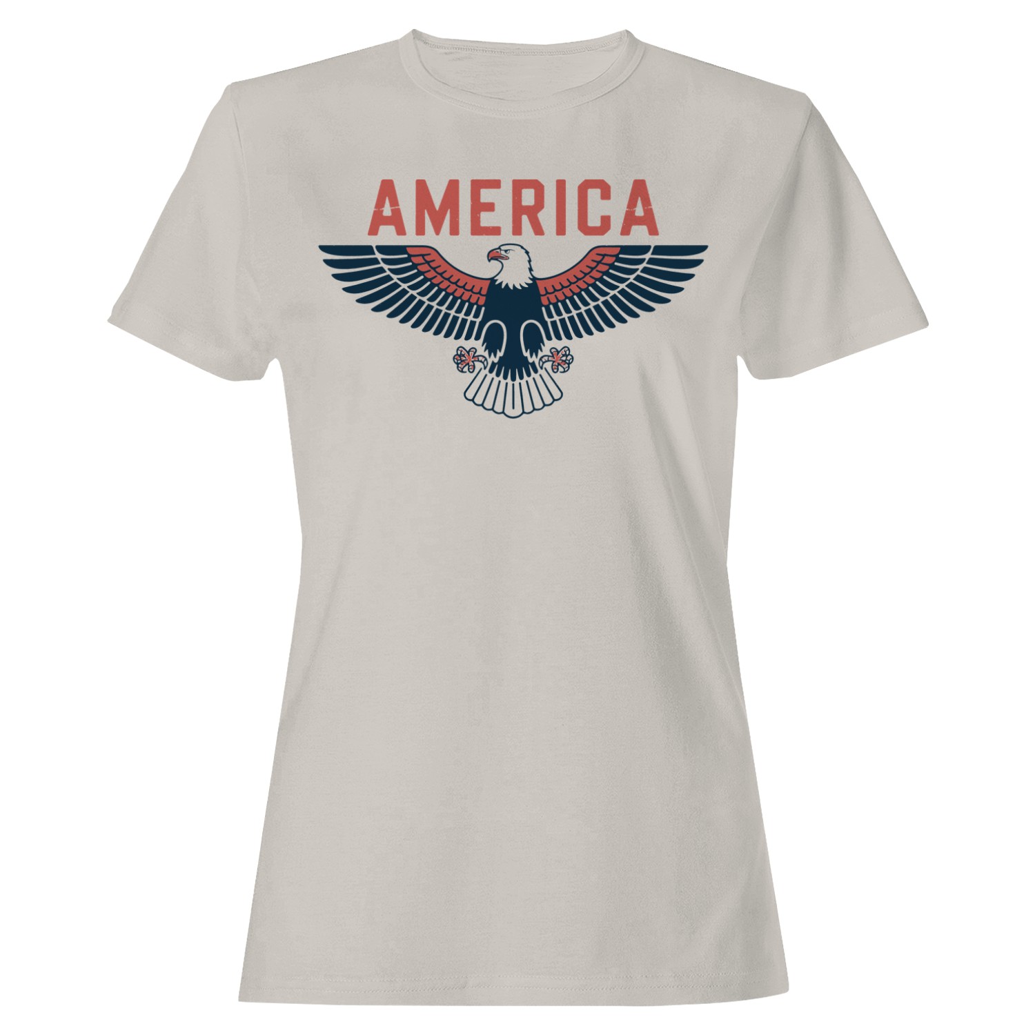 America Bald Eagle Freedom Emblem Women’s T-shirt