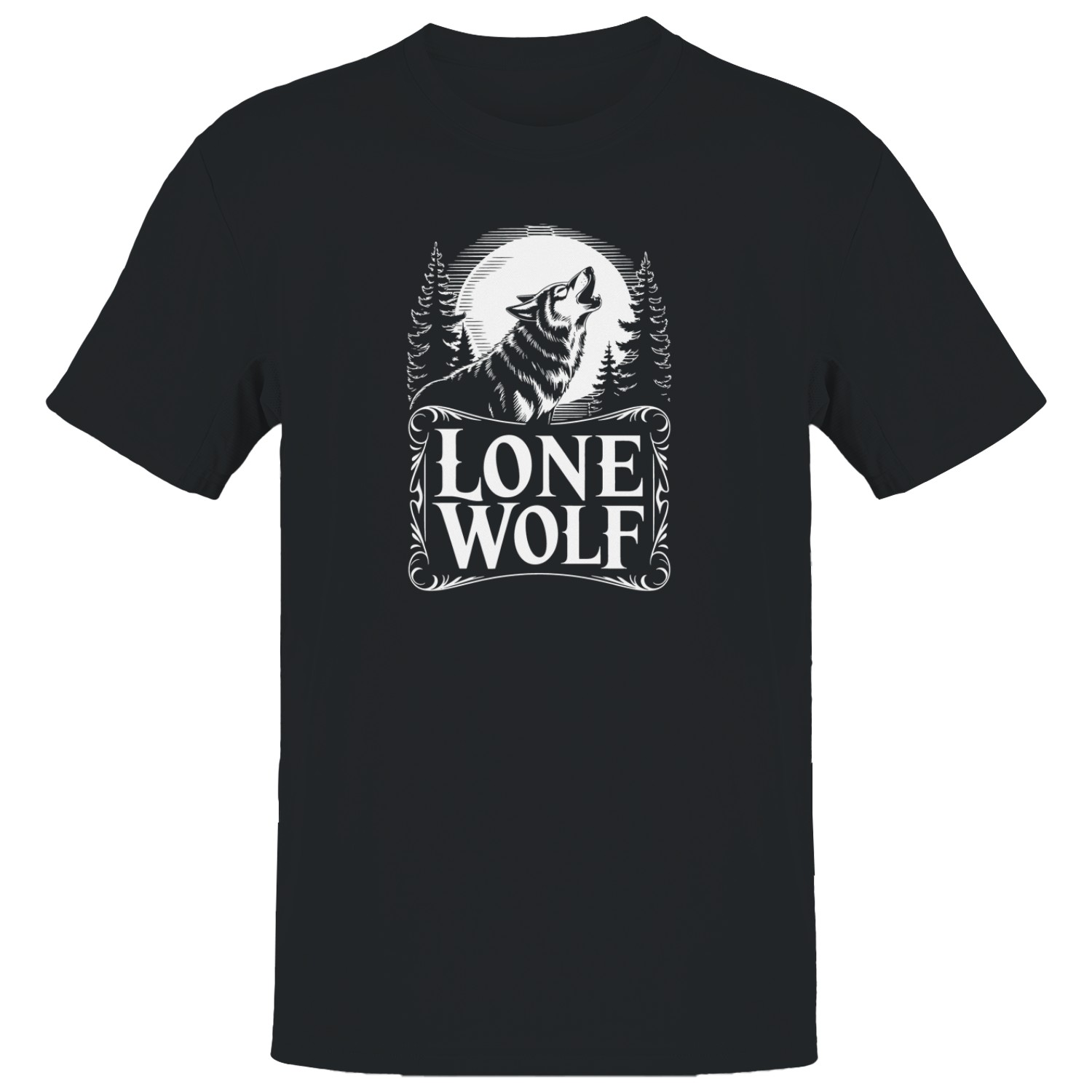Lone Wolf Howling Men’s T-shirt