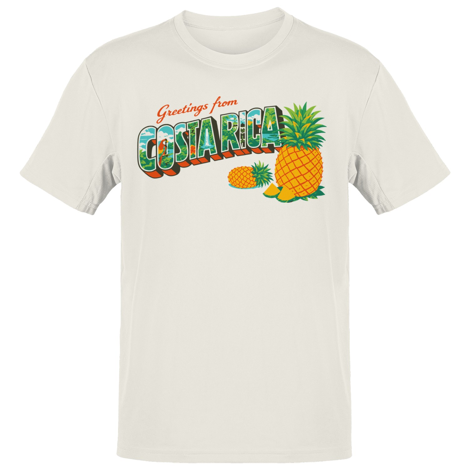 Greetings from Costa Rica Pineapple Men’s T-shirt