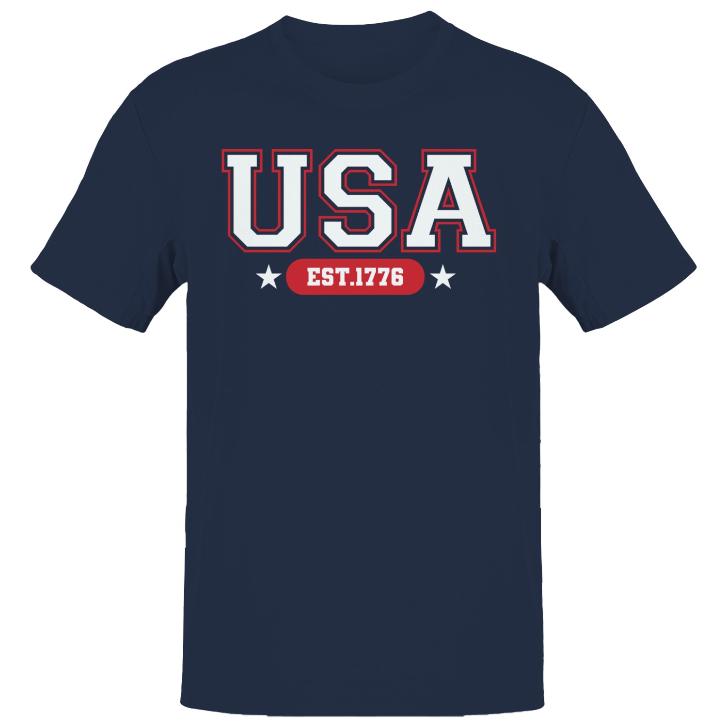 USA EST.1776 Patriotic Men’s T-shirt