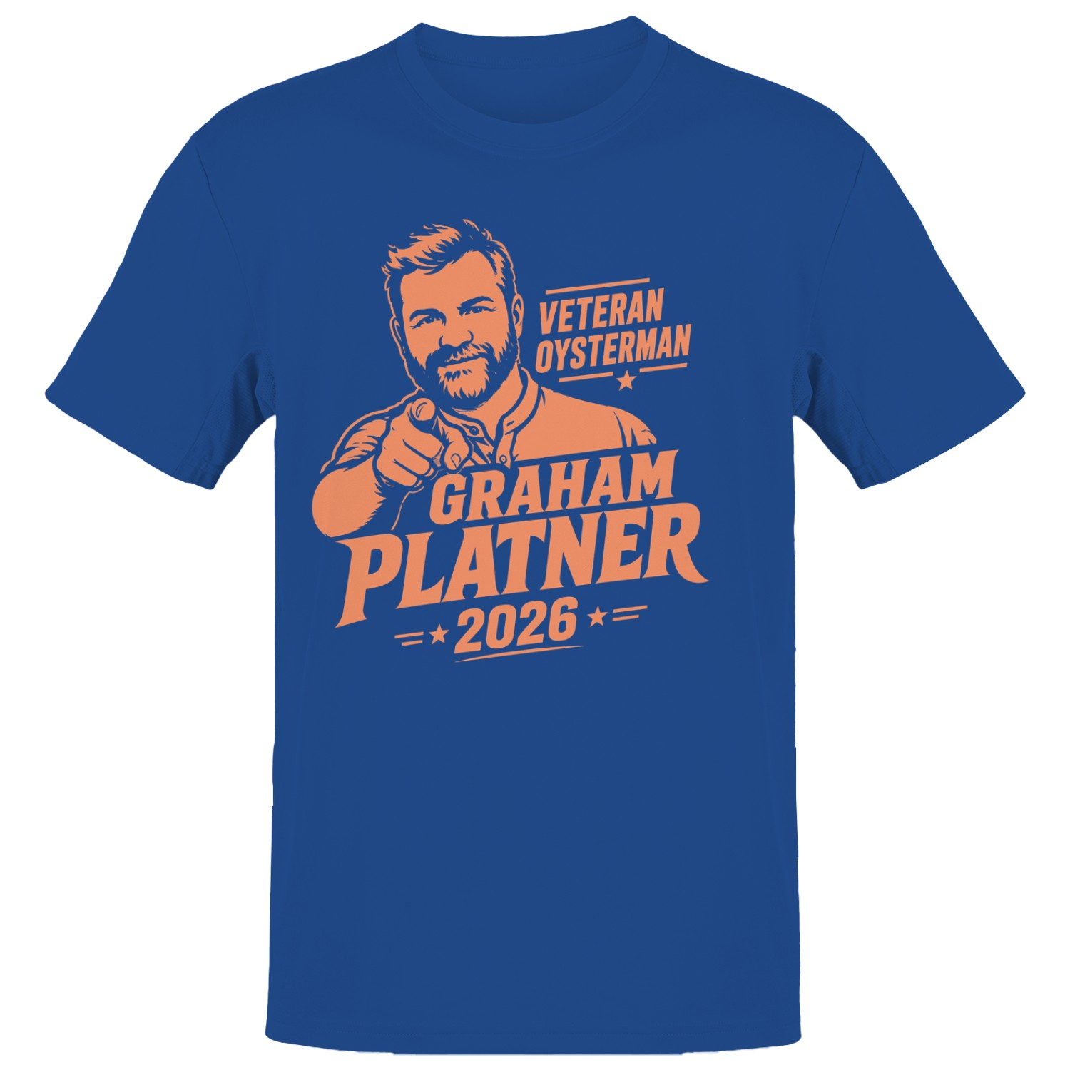 Graham Platner 2026 Veteran Oysterman Men’s T-shirt