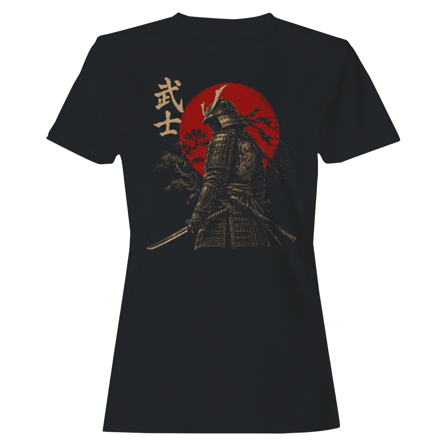 Samurai Bushi with Katana Women’s T-shirt