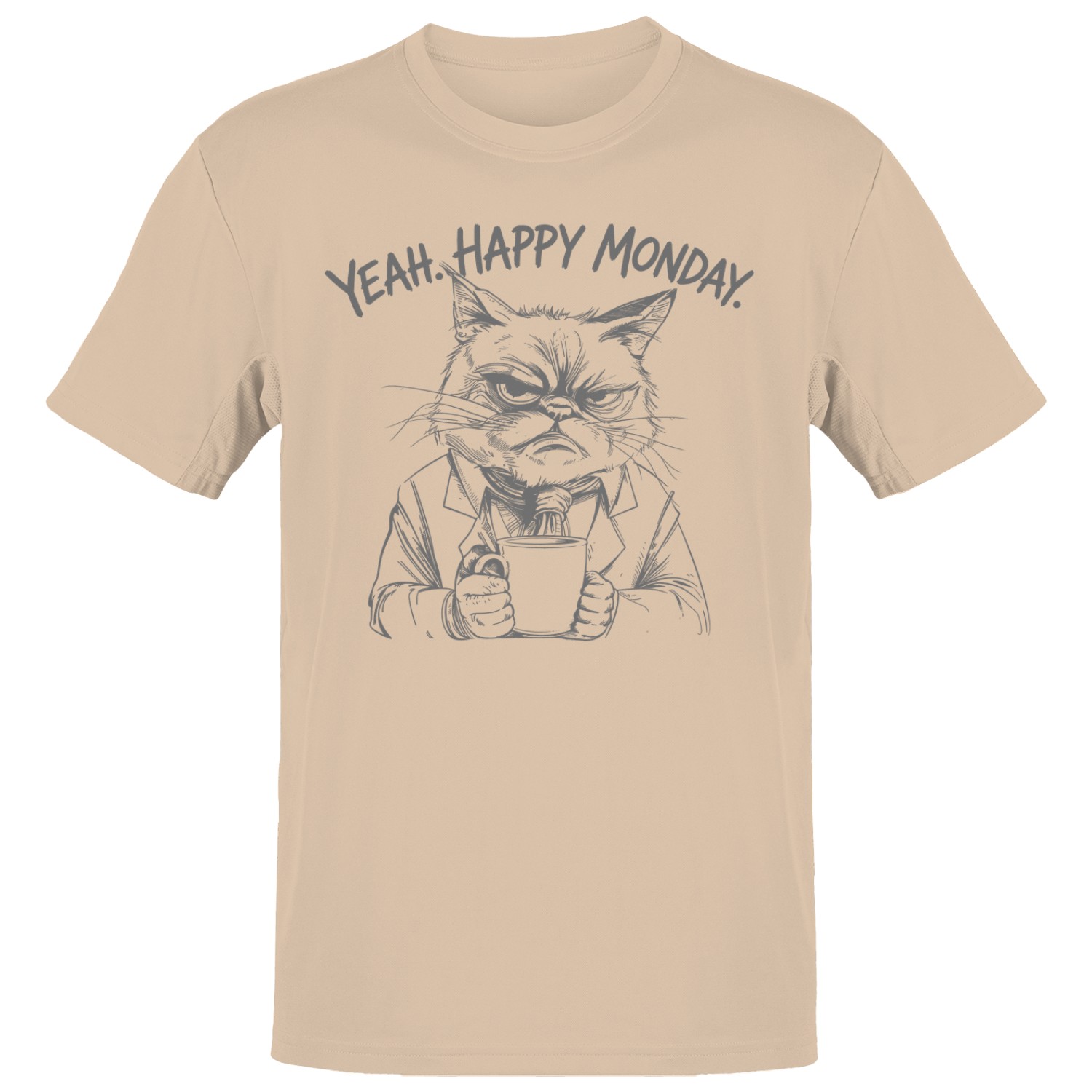 Yeah Happy Monday Grumpy Cat Men’s T-shirt