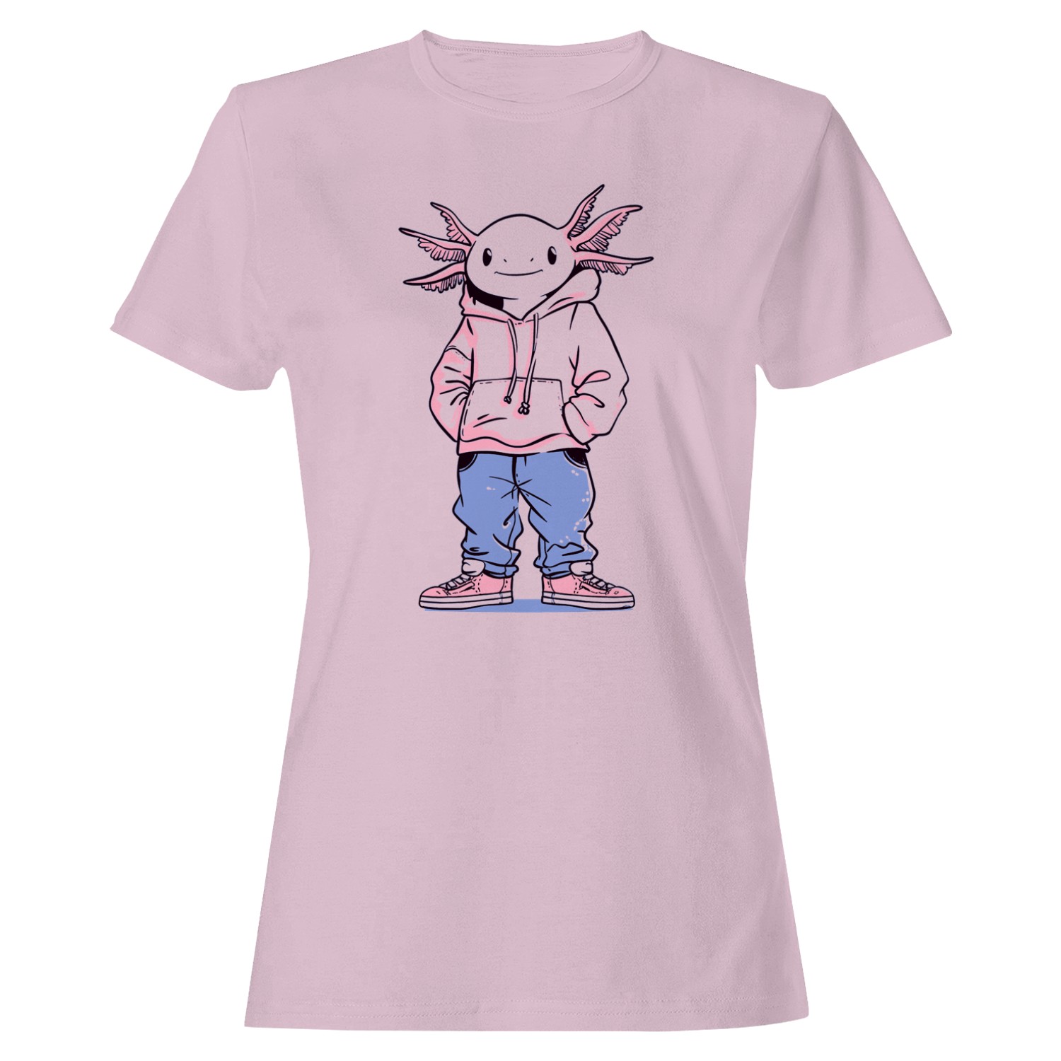 Cute Axolotl Hoodie Women’s T-shirt