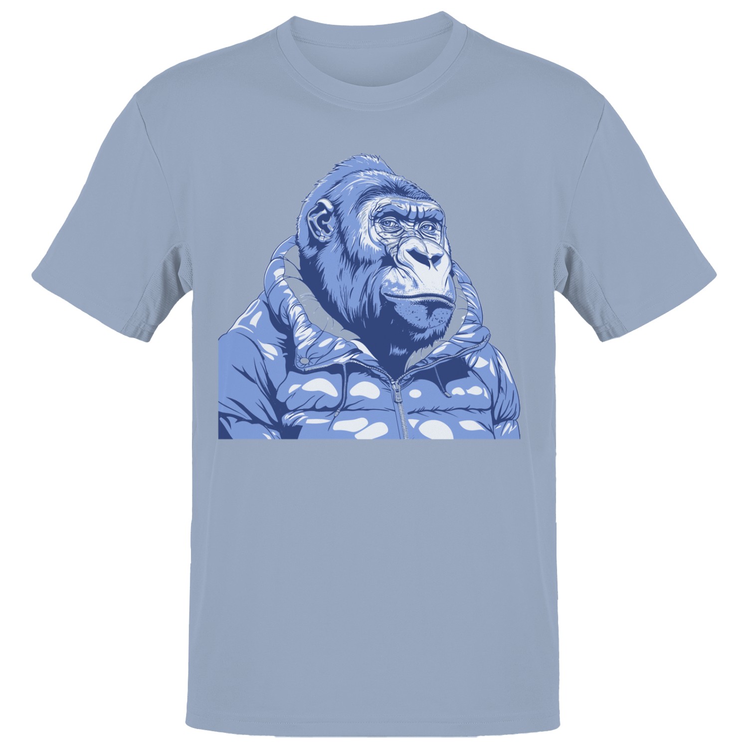 Gorilla in Puff Jacket Men’s T-shirt