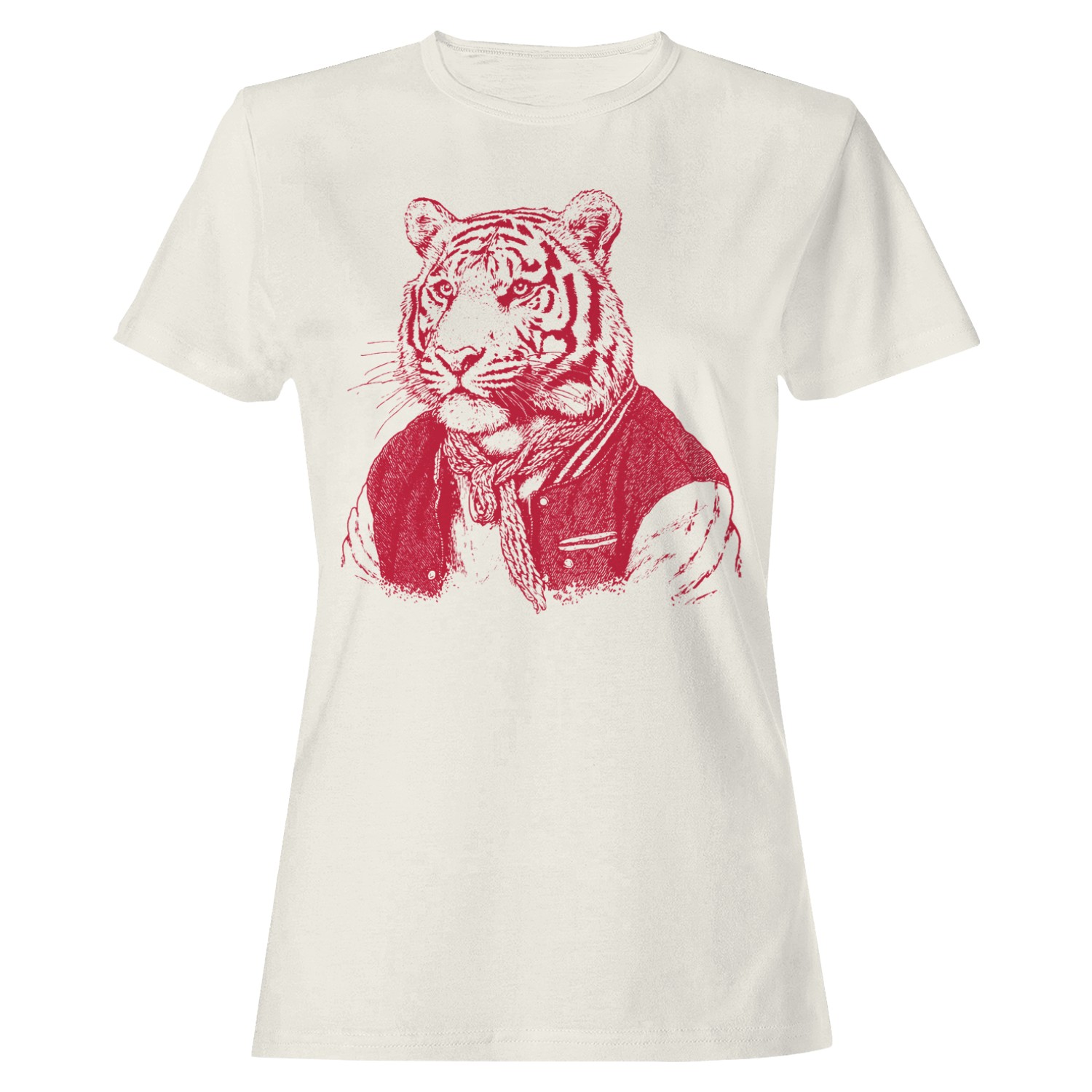 Vintage Tiger Jacket Illustration Women’s T-shirt
