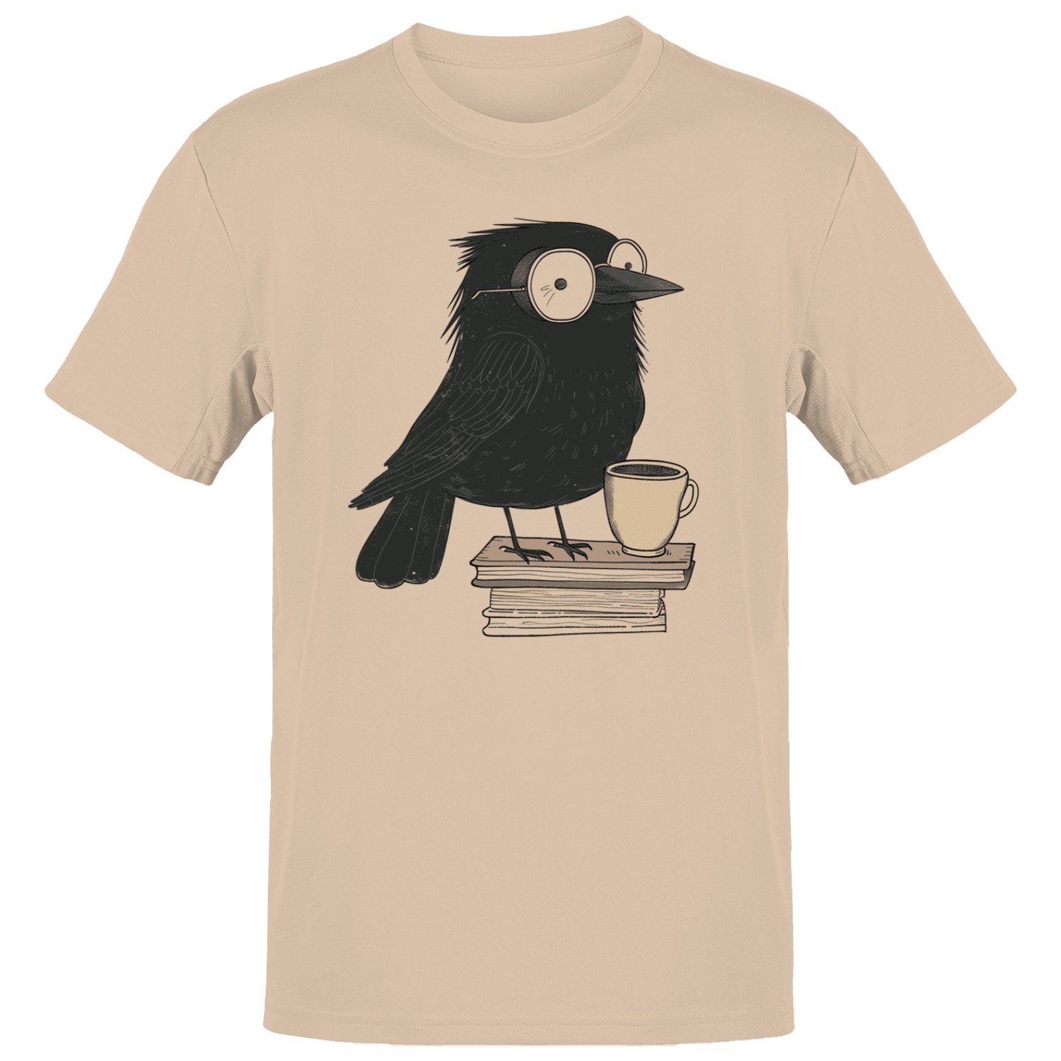 Intellectual Bird with Glasses Men’s T-shirt