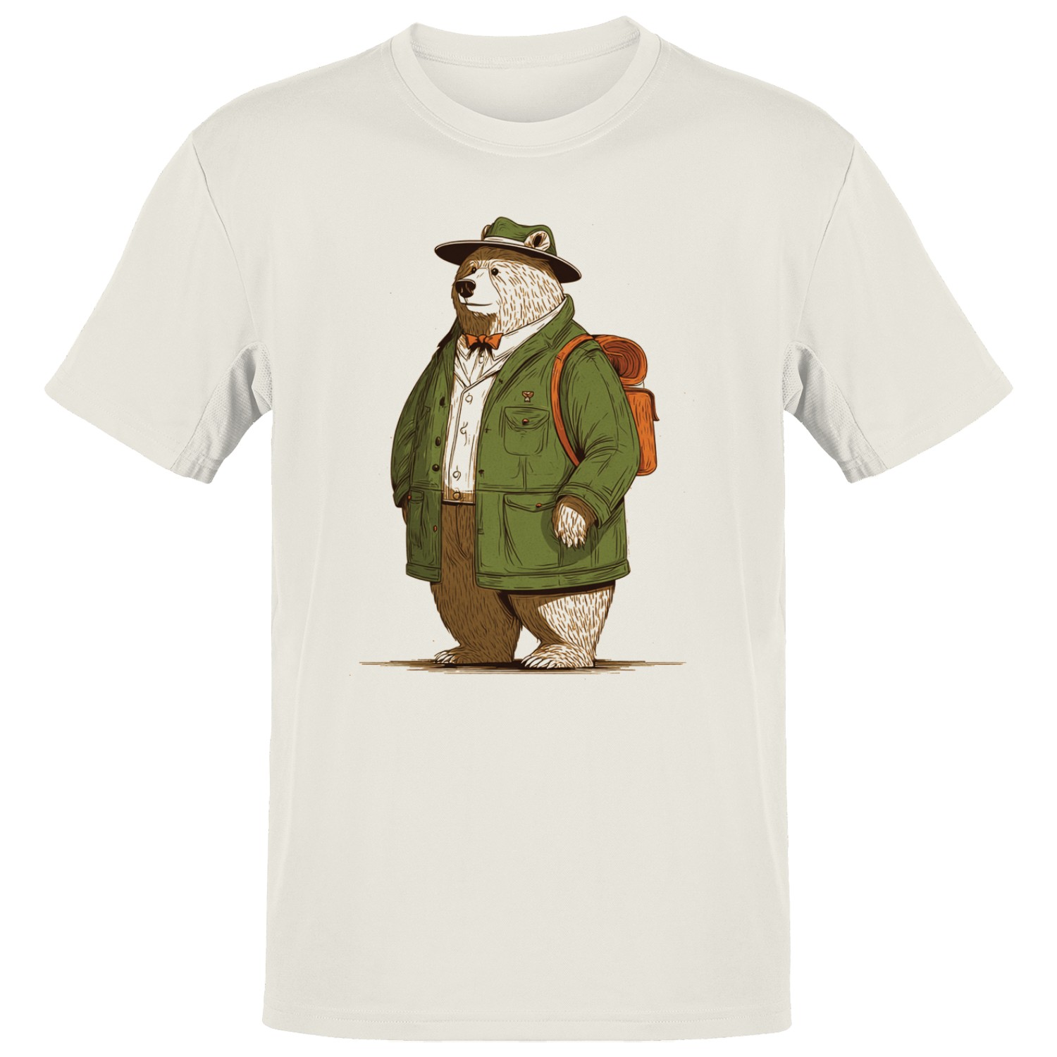 Dapper Bear Illustration Men’s T-shirt