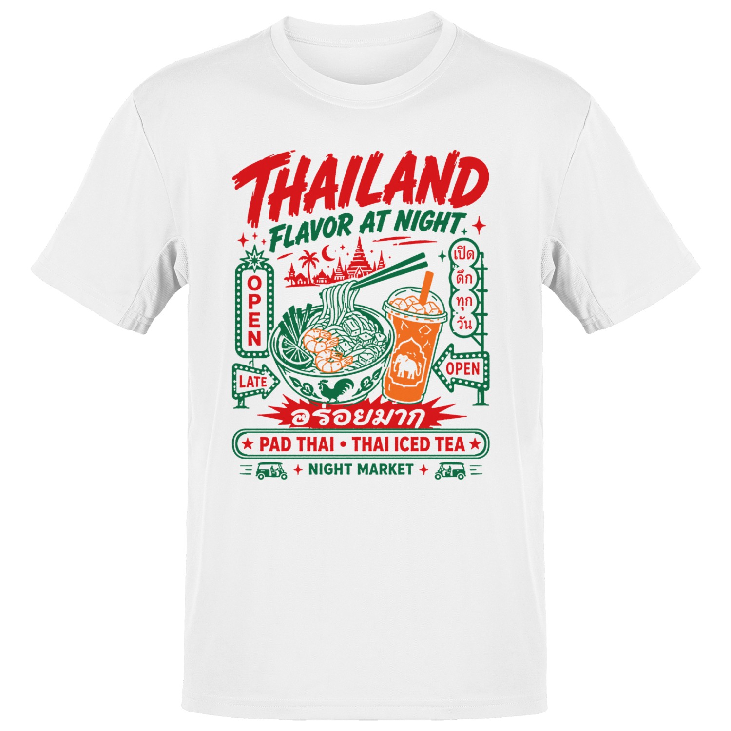 Thailand Flavor Pad Thai Iced Tea Men’s T-shirt