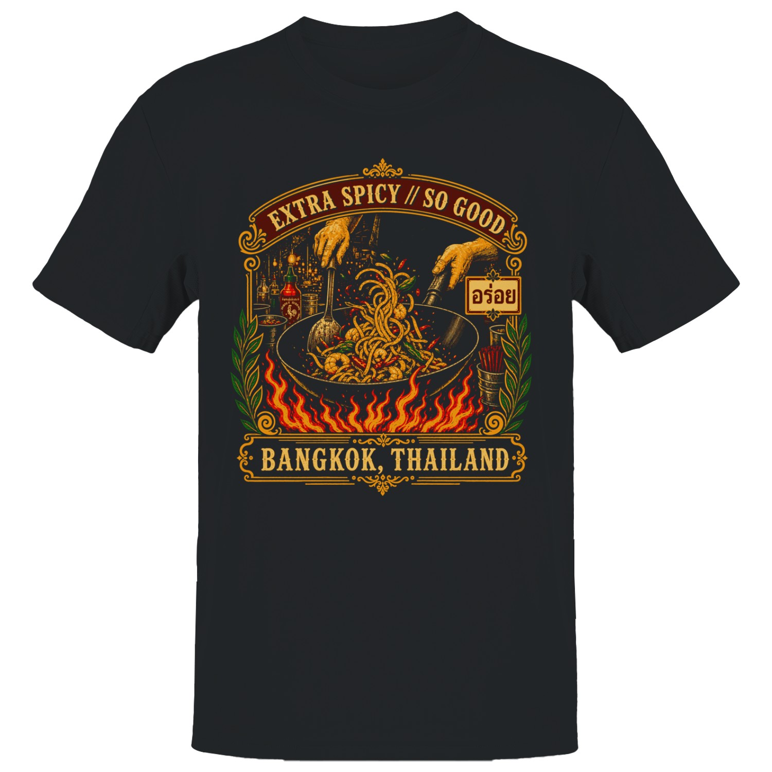 Extra Spicy Bangkok Thailand Men’s T-shirt