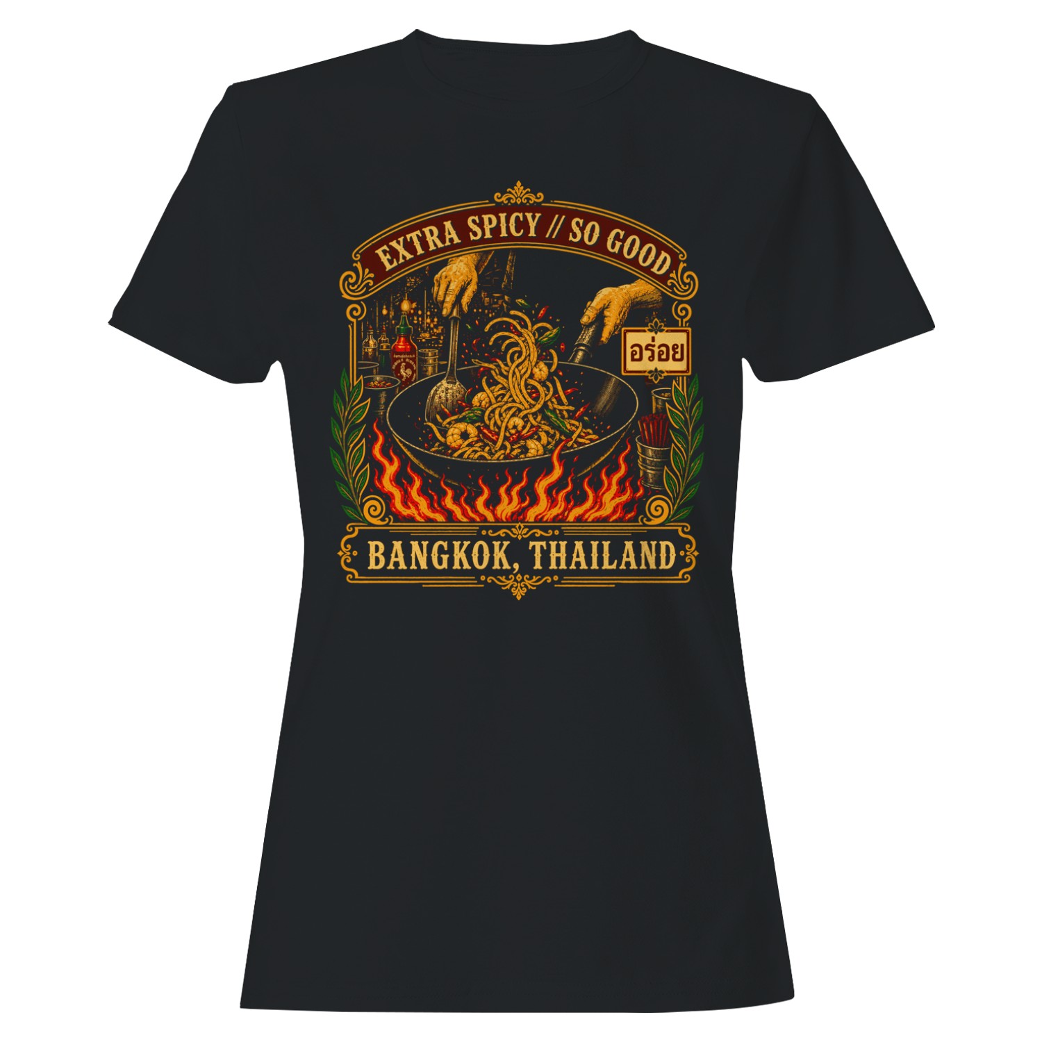 Bangkok Thailand Women’s T-shirt – Extra Spicy So Good