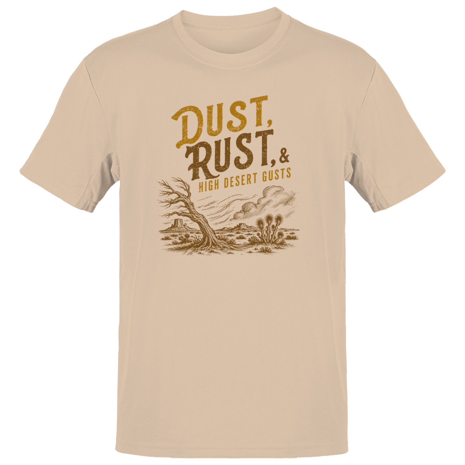 Southwest Men’s T-shirt – Dust Rust & High Desert Gusts