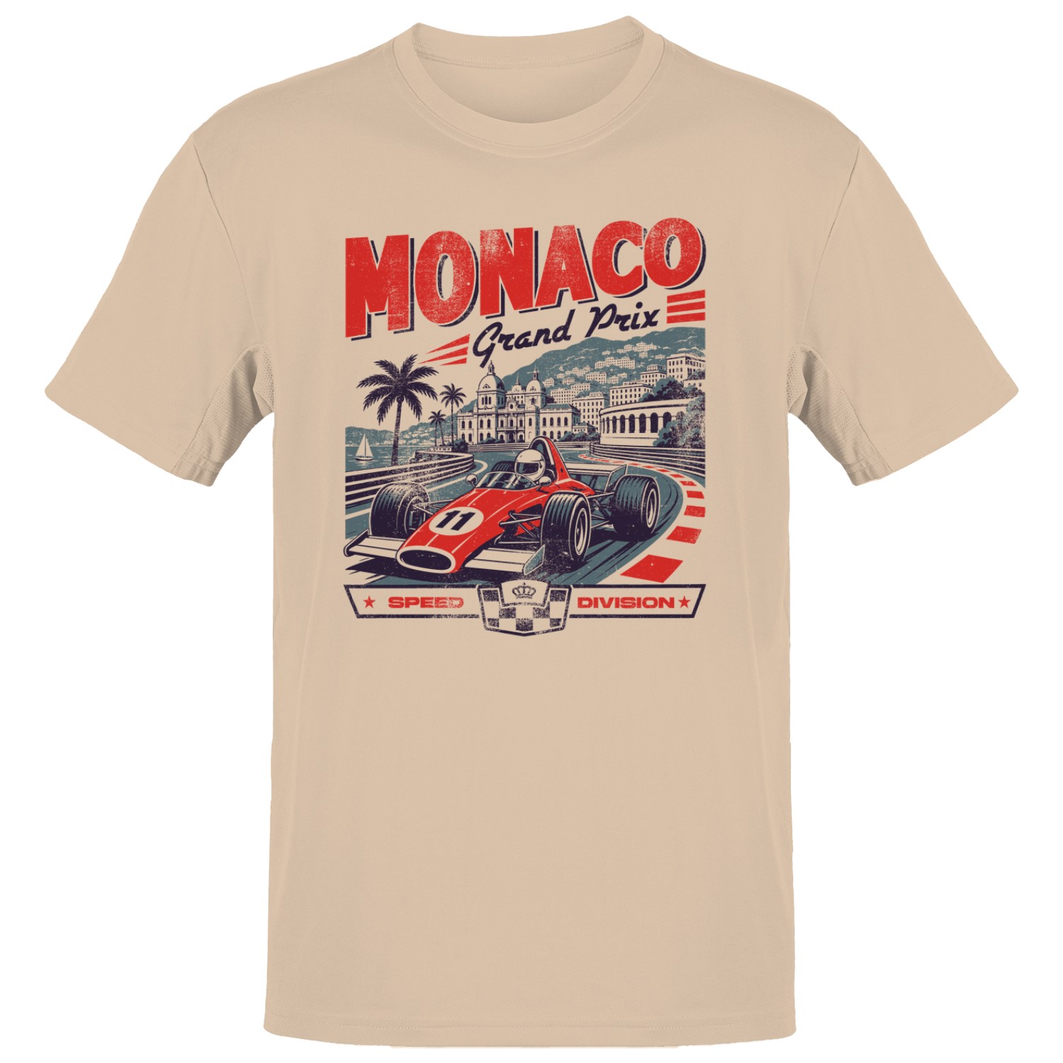 Monaco Grand Prix Vintage Poster Men’s T-shirt