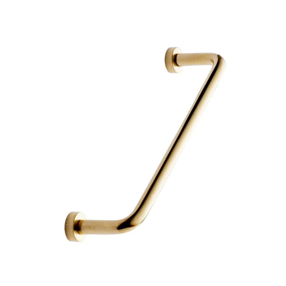 Unlacquered Brass “Lounge” Cabinet Knob and Wire Drawer Pulls