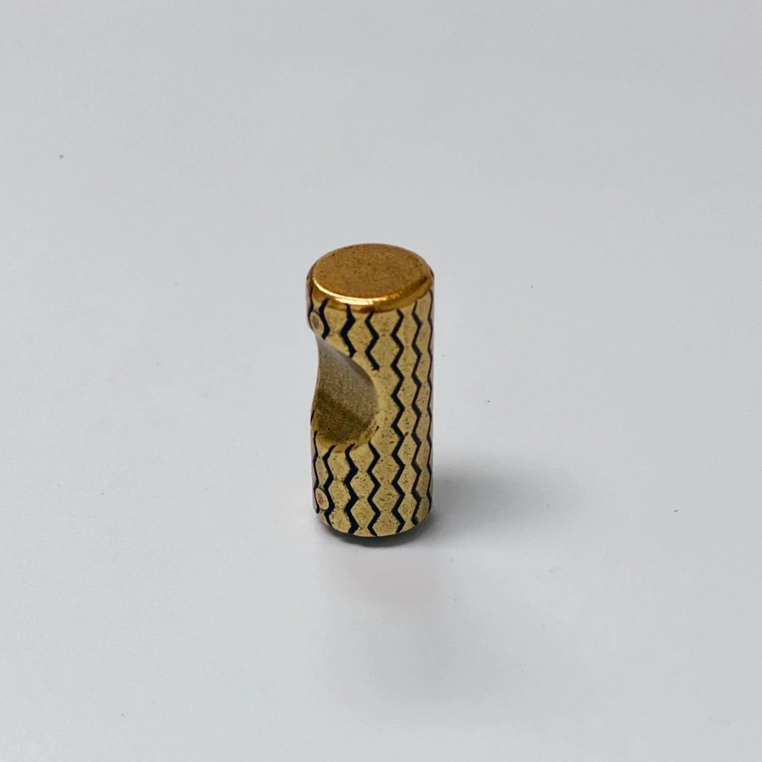 U-Shaped “Venice” Drawer Pull in Antique Brass