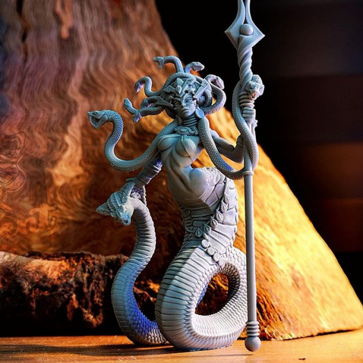 Snake Queen Medusa | D&D | Pathfinder | Fantasy - Picture 6 of 7