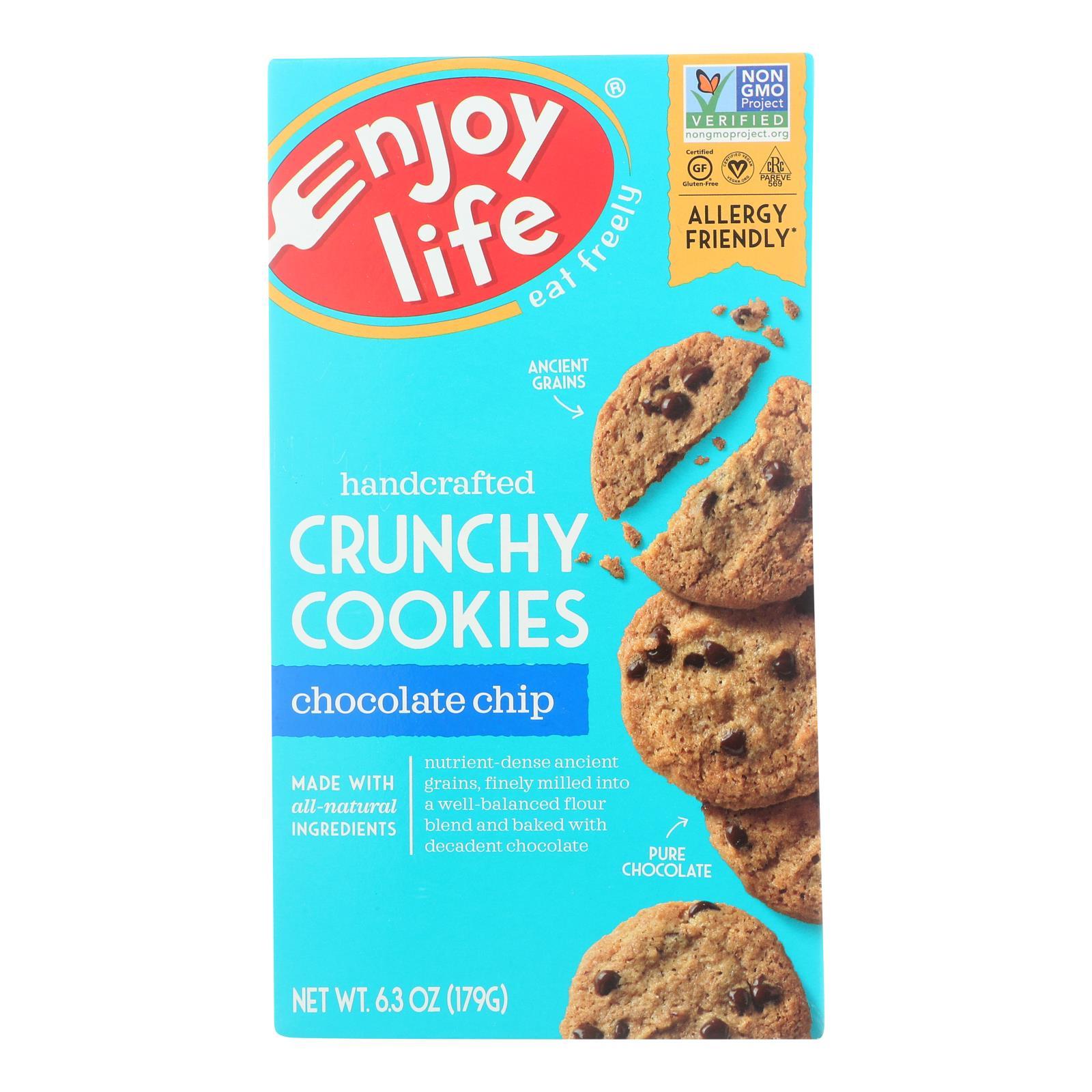 Enjoy Life Crunchy Cookies, Nut Free Cookies, Vegan Chocolate Chip