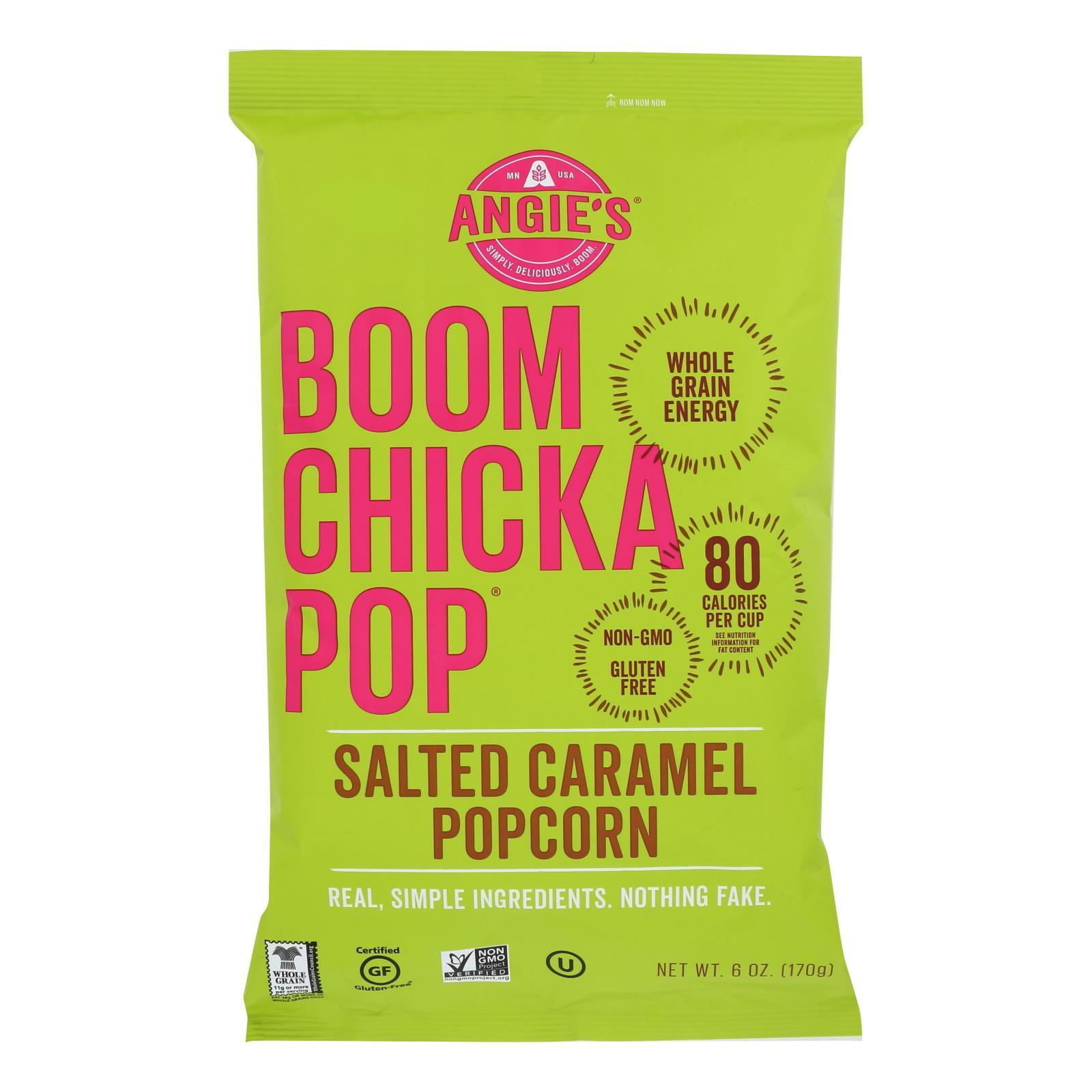 Angie's Kettle Corn Boom Chicka Pop Salted Caramel Popcorn Case Of 12