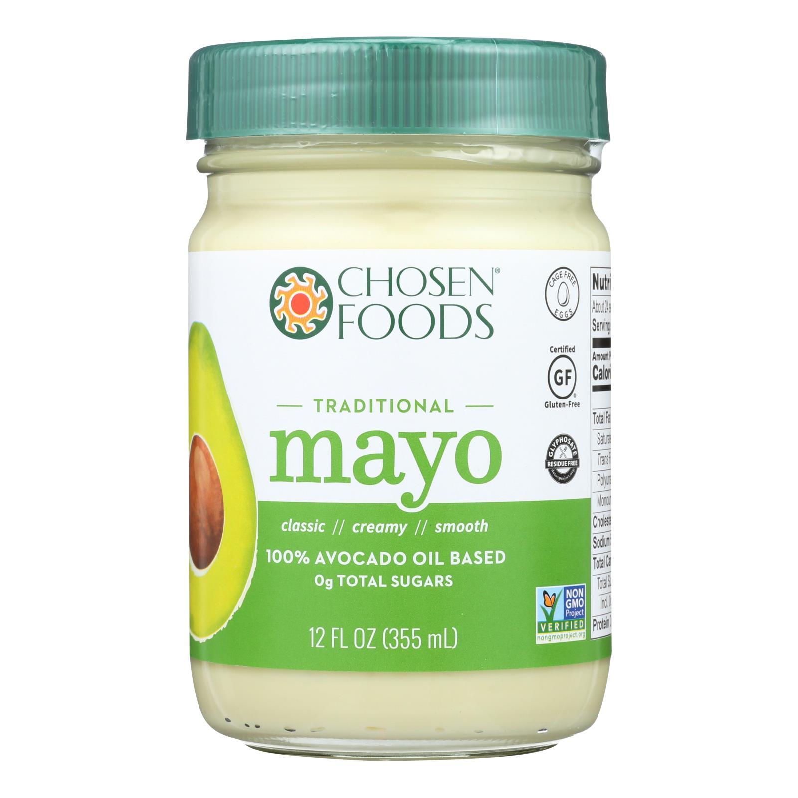 Chosen Foods Avocado Oil Mayo Case Of 6 12 Oz. eBay