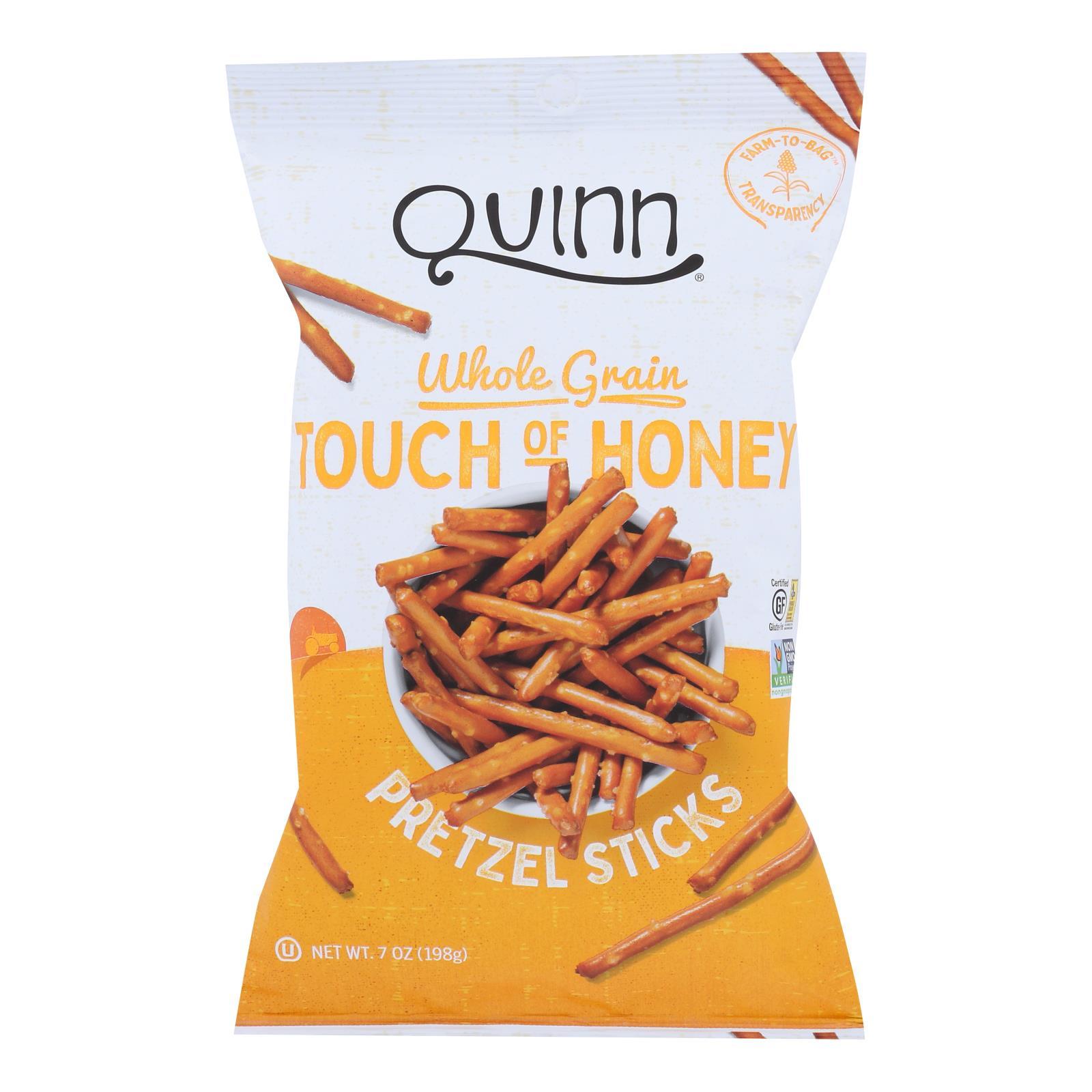 Quinn Pretzel Sticks Touch Of Honey Case Of 8 7 Oz