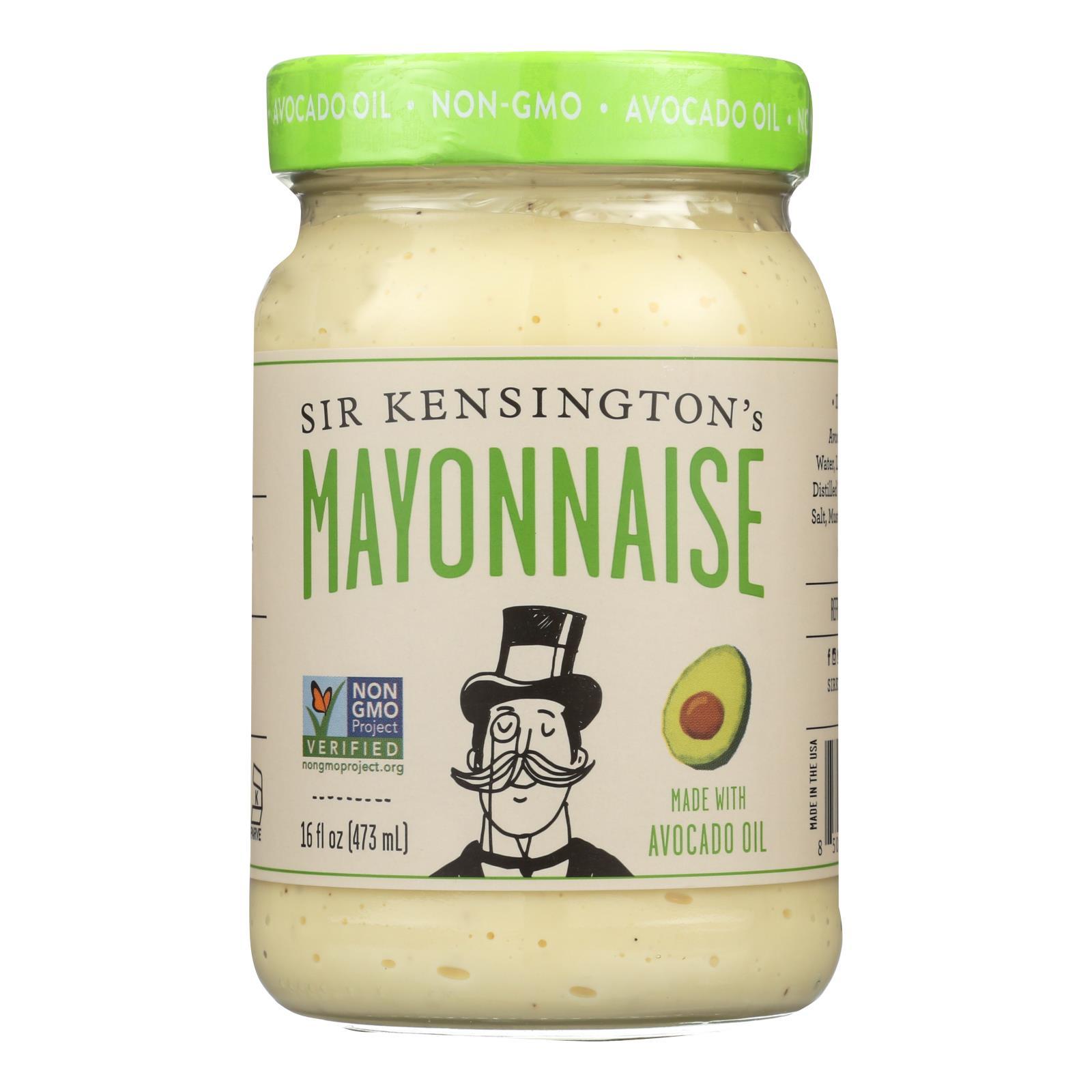Sir Kensington's Avocado Oil Mayonnaise Case Of 6 16 Fl Oz