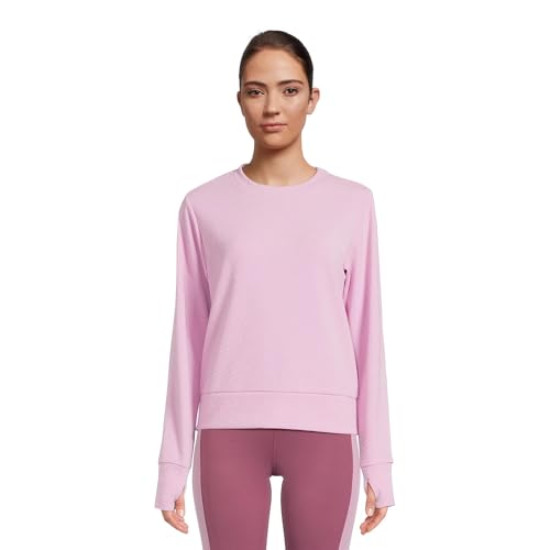 Avia Women's Textured Tee with Long Sleeves, Sizes XS-XXXL - Picture 2 of 2
