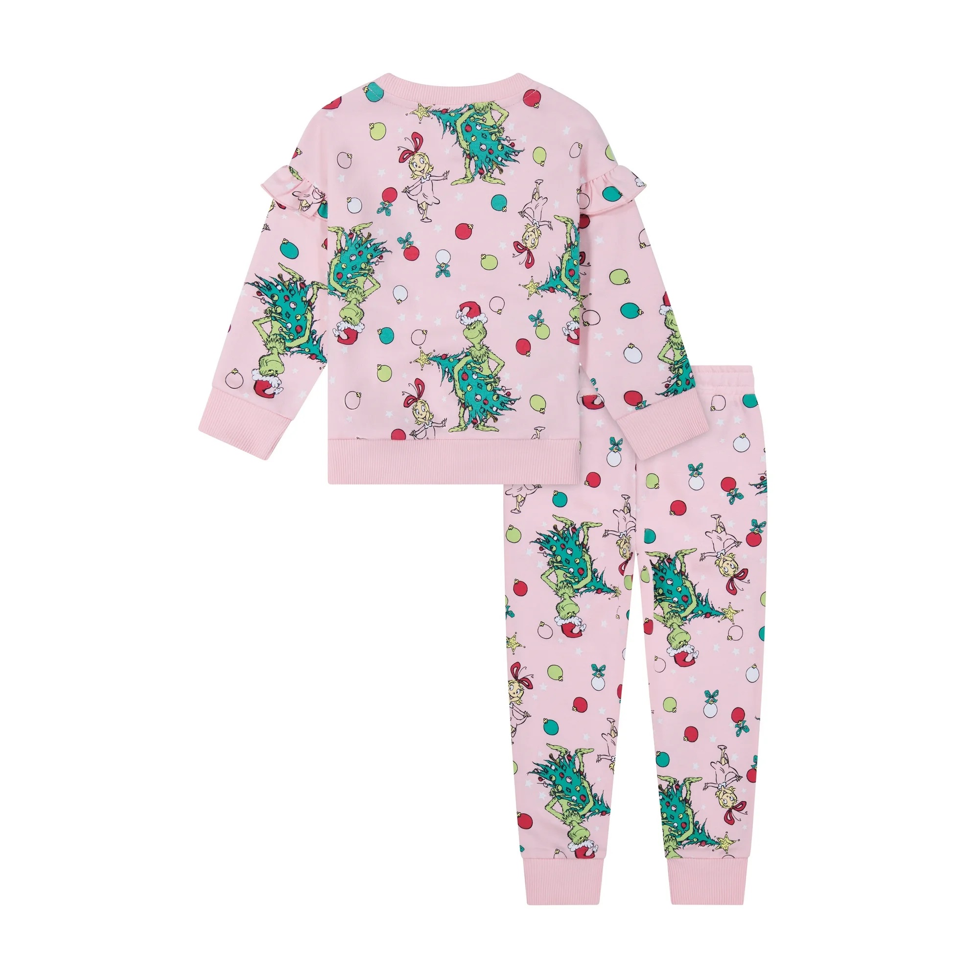 The Grinch Toddler Printed Sweatshirt & Jogger set, 2 Piece Set, Sizes 2T - 5T - Imagen 9 de 13