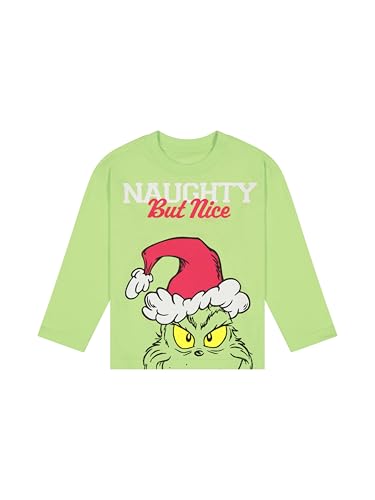 The Grinch Dr. Seuss Christmas Toddler Unisex Long Sleeve T-Shirt, Sizes 2T-5T - Picture 3 of 4