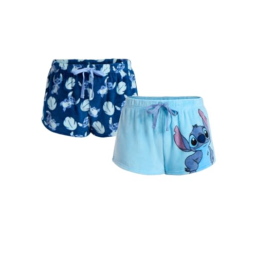 Disney Damen Stitch Minky Schlafshorts, 2er Pack, Größen XS-3X - Bild 2 von 2