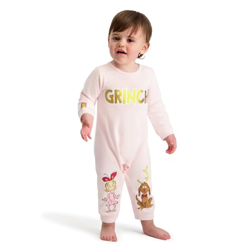 The Grinch Dr. Seuss Unisex Baby Grinch bedruckter Overall, Größen 0-24 Monate - Bild 6 von 7