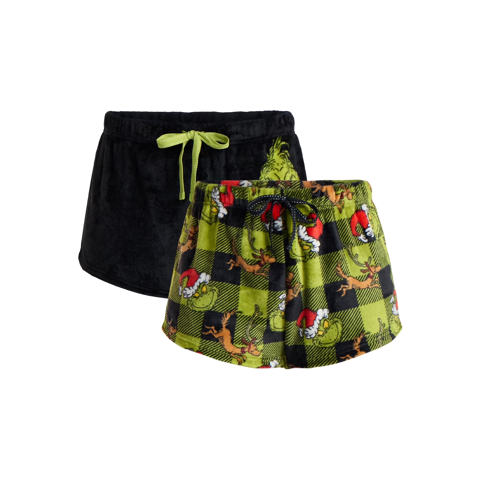 The Grinch Dr. Seuss Pantaloncini da Letto Donna in Peluche, Confezione da 2, Taglie XS-3X - Foto 24 di 26