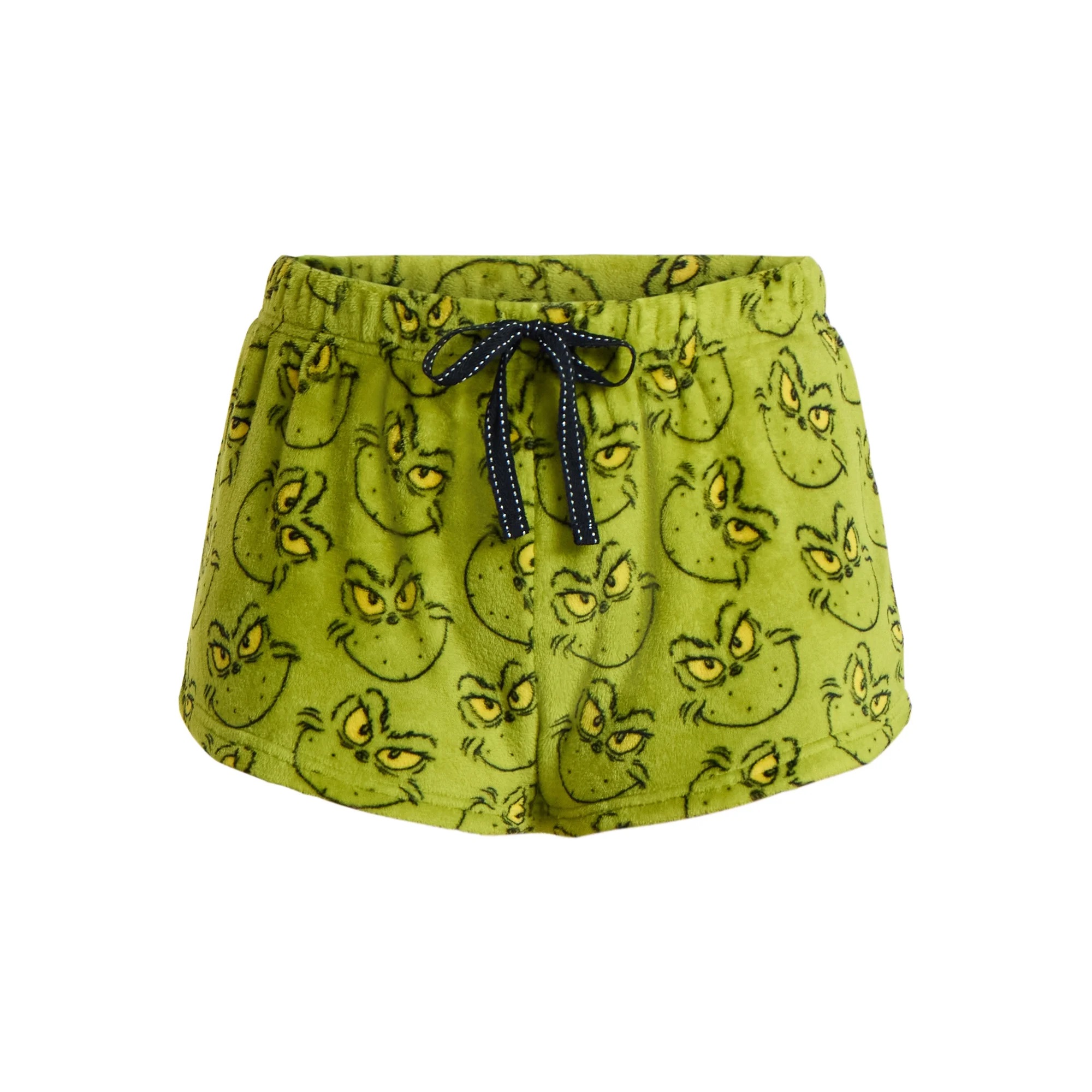 The Grinch Dr. Seuss Women's Plush Sleep Shorts, 2-Pack, Sizes XS-3X - Picture 12 of 14