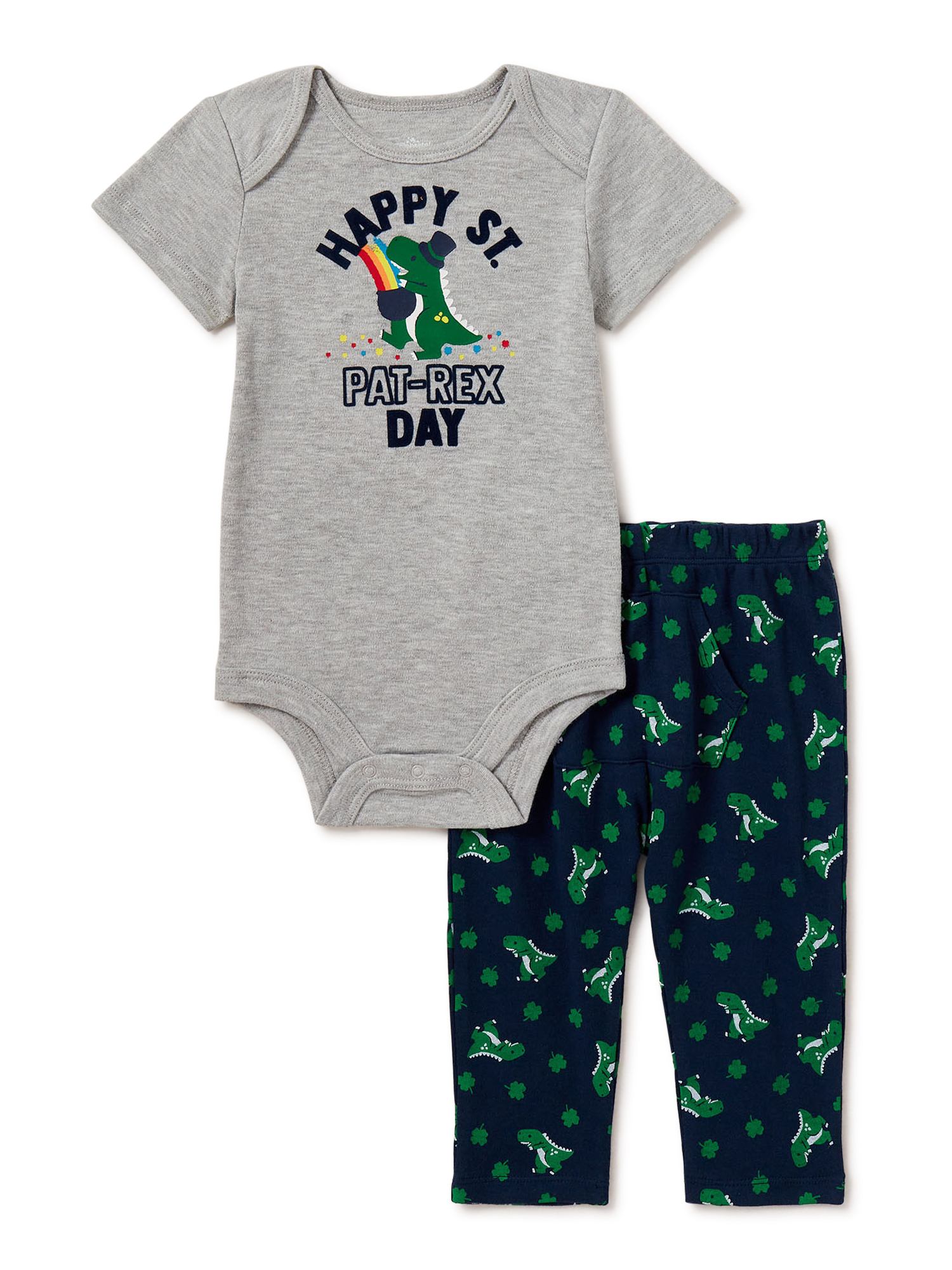 Infant Unisex Baby Creeper Bodysuit Outfit Pajamas - Picture 10 of 11