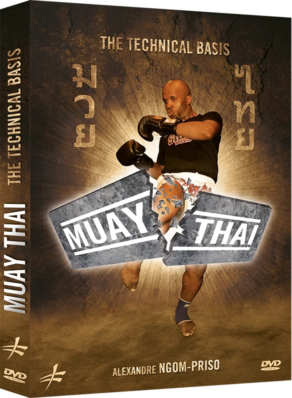 Muay Thai Basic Techniques DVD by Alexandre Ngom-Priso [Disc-Only, EX-LIBRARY] - Foto 1 di 1