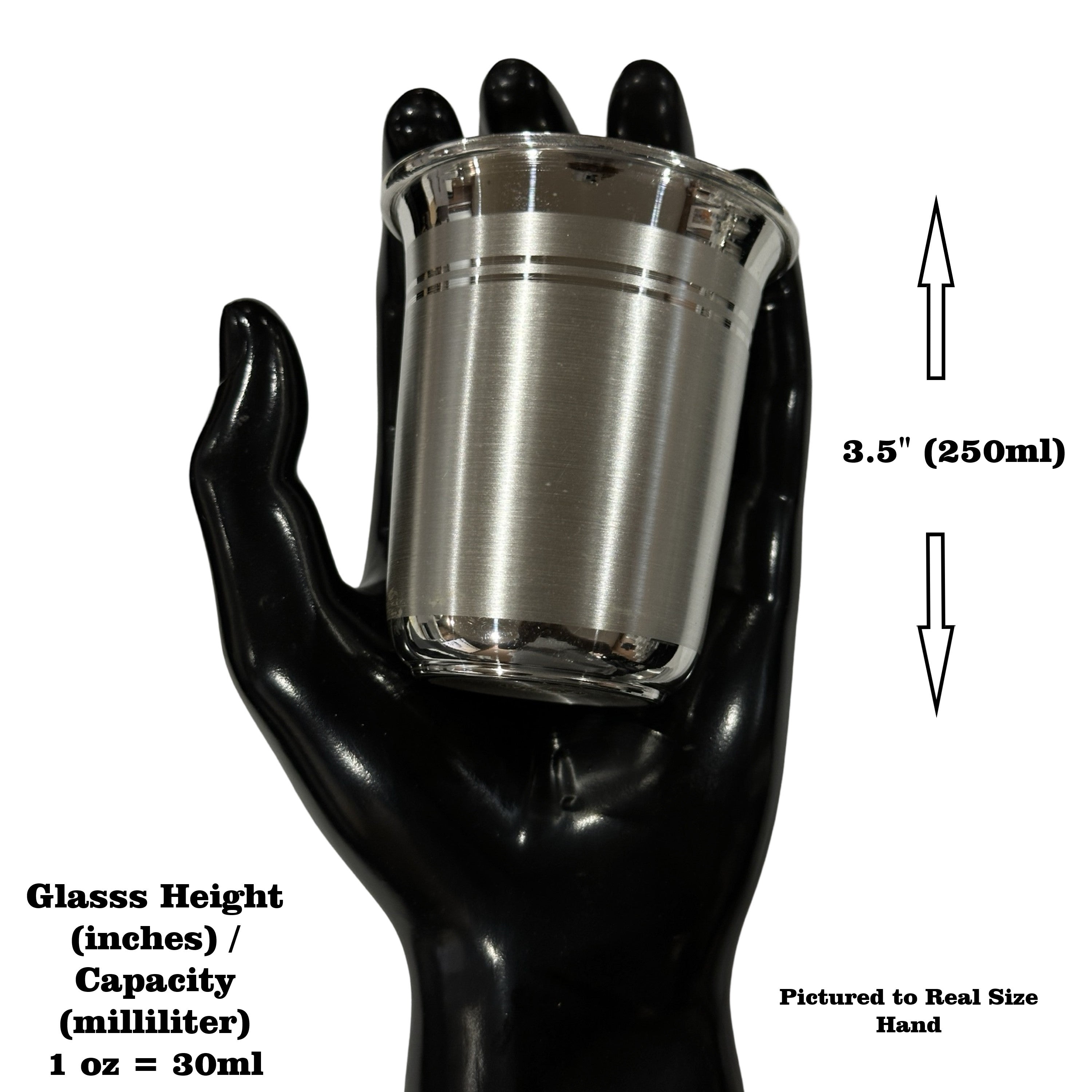 999 Pure Silver Hallmarked Glass - Style#04 - Picture 10 of 13