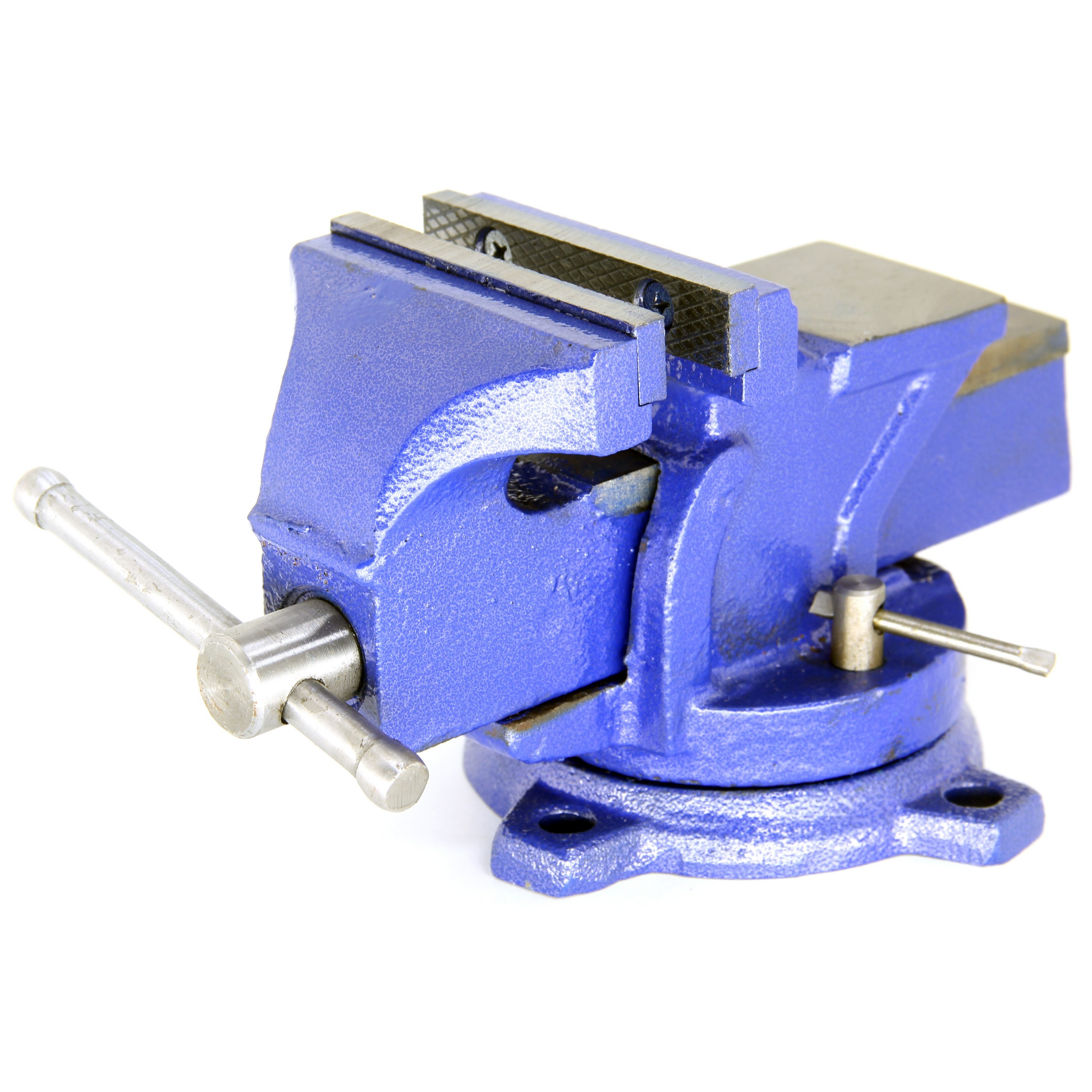 HFS(R) 5" Heavyduty Bench Vise Anvil 360 Swivel Locking