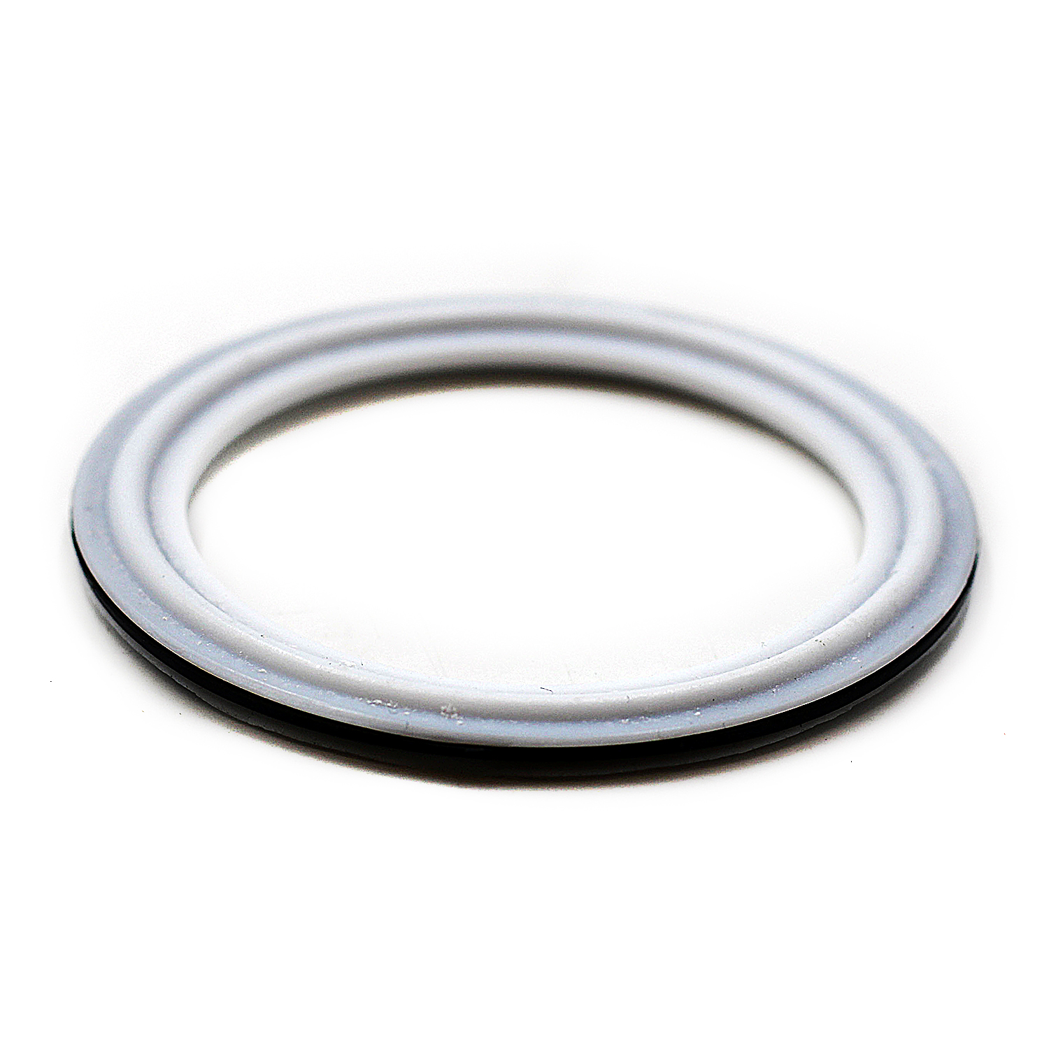 HFS(R) 1.5" VITON with PTFE coved Gasket Fits Sanitary Tri Clamp Type