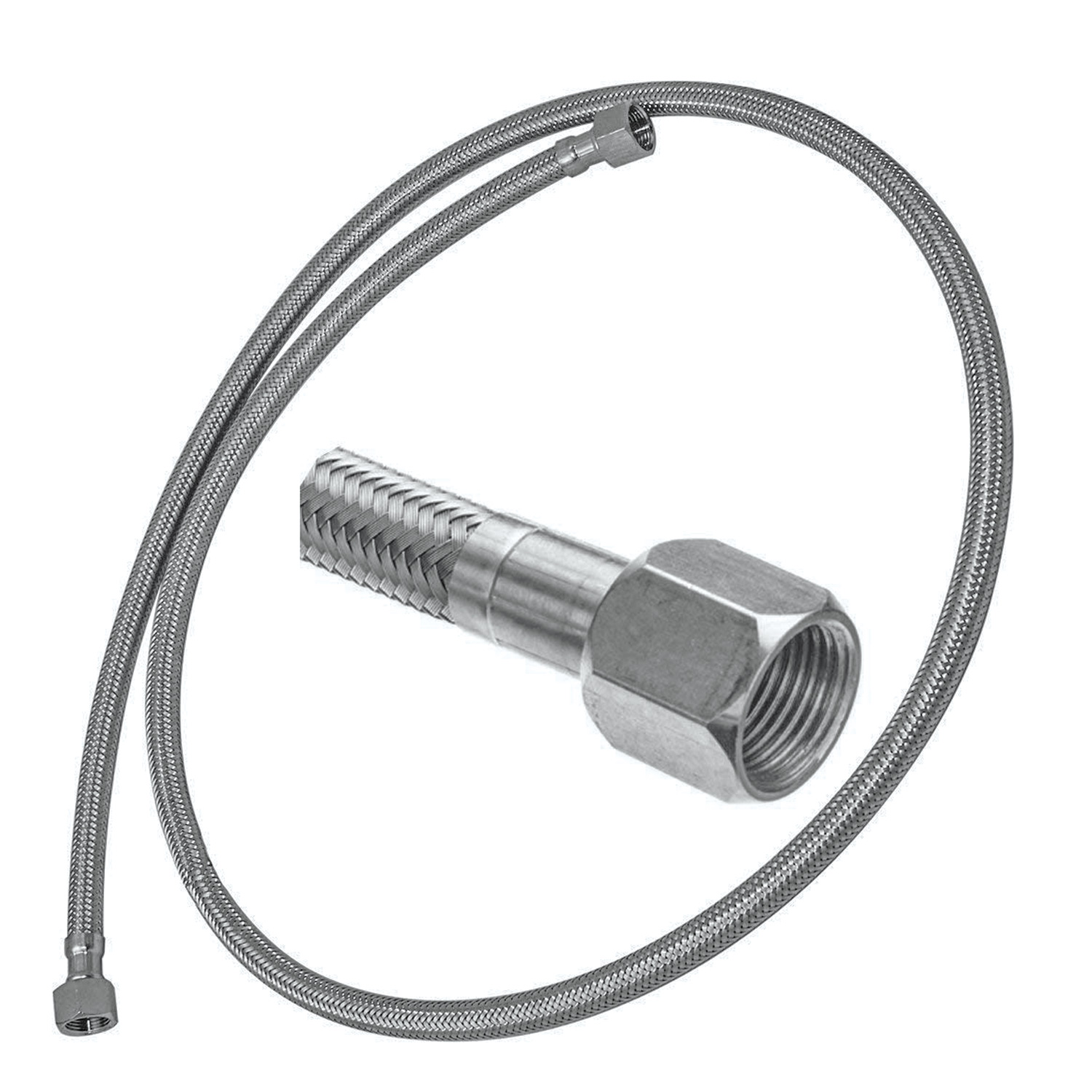 thumbnail interactive-video image 1 of Stainless Steel Flare Fitting 3 8 NPT Hose Adapter Hydraulic Connector Jic 375 Male Hydraulic Fitting Tube Pipe Fitt 1 of 13