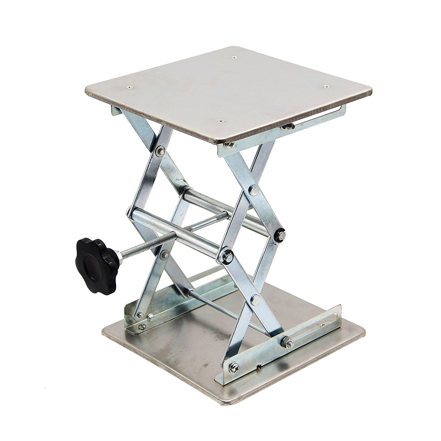 HFS(R) 8" x 8" Lab Jack Scissor Stand Platform 10" Height 15kg
