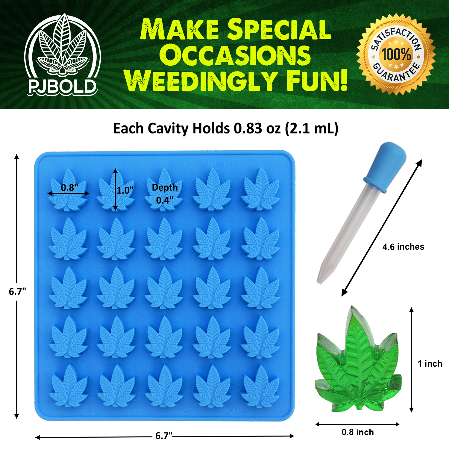 Marijuana Cannabis Hemp Leaf Silicone Molds Candy Weed Pot Mold