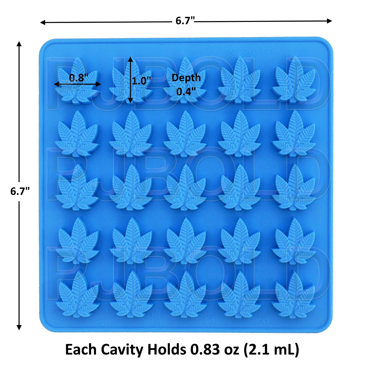 Marijuana Cannabis Hemp Leaf Silicone Molds Candy Weed Pot Mold